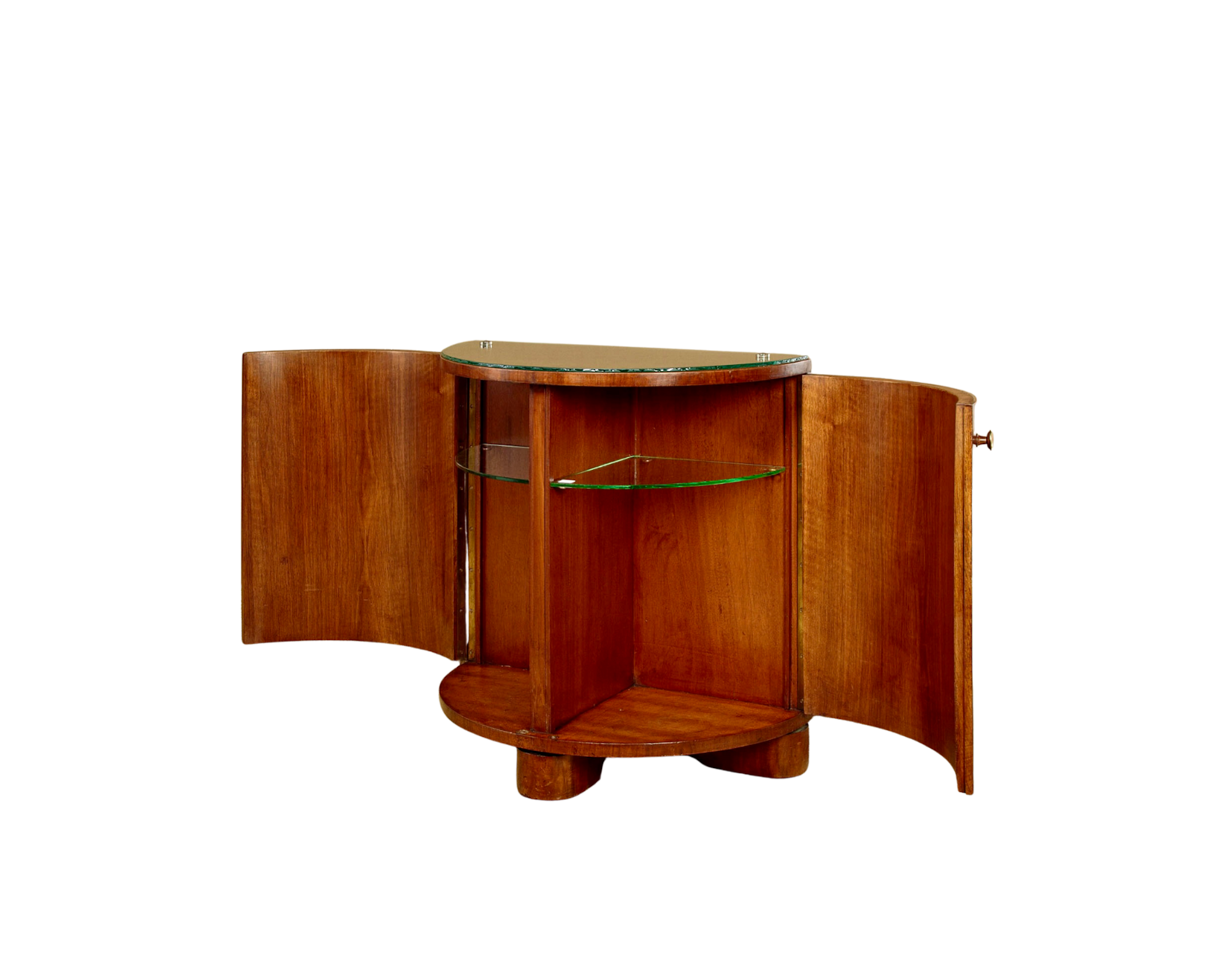 A Revolving Art Deco Drinks or Cocktail Cabinet Bar - Image 3