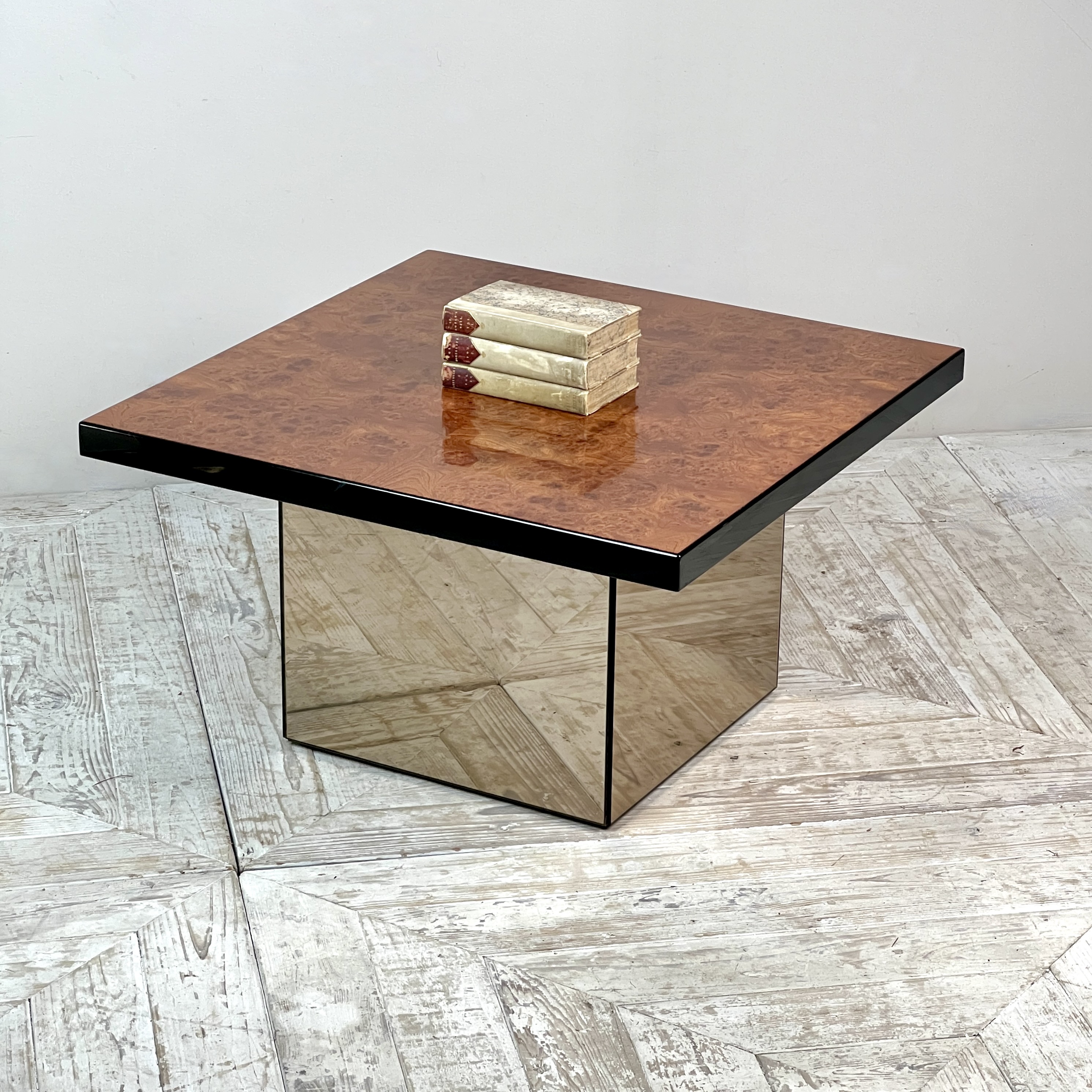 Burr Walnut Coffee Or Side Table By Paul Michel For Roche Bobois - Image 7