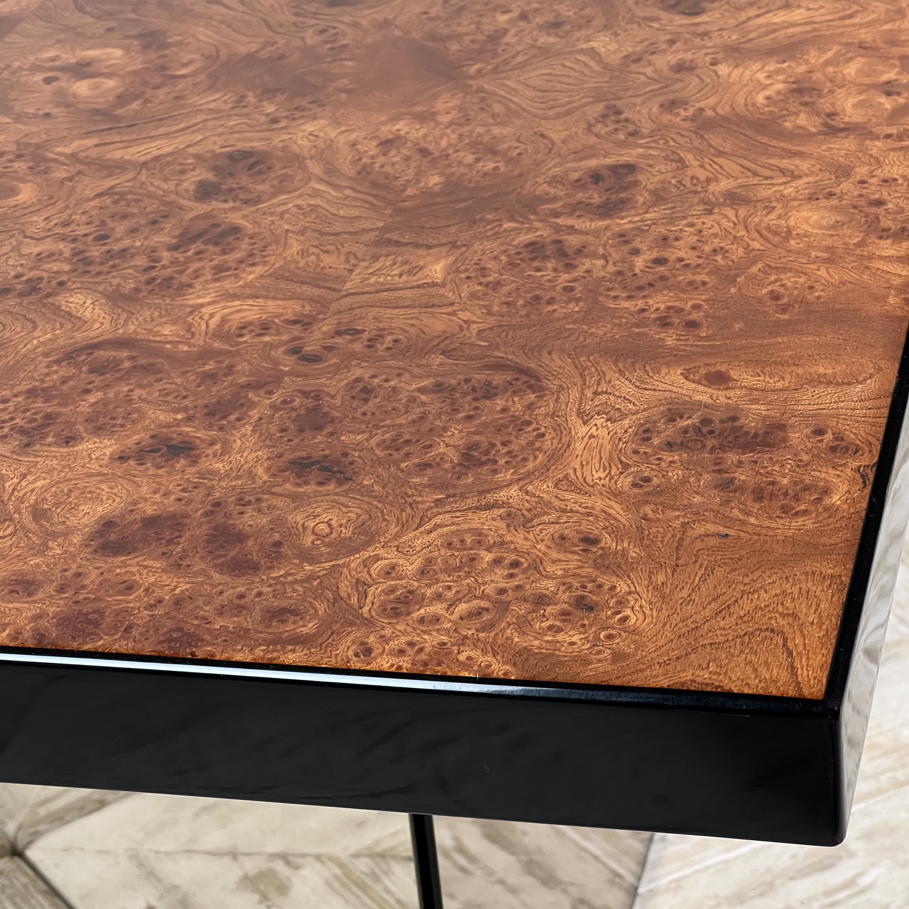 Burr Walnut Coffee Or Side Table By Paul Michel For Roche Bobois - Image 5