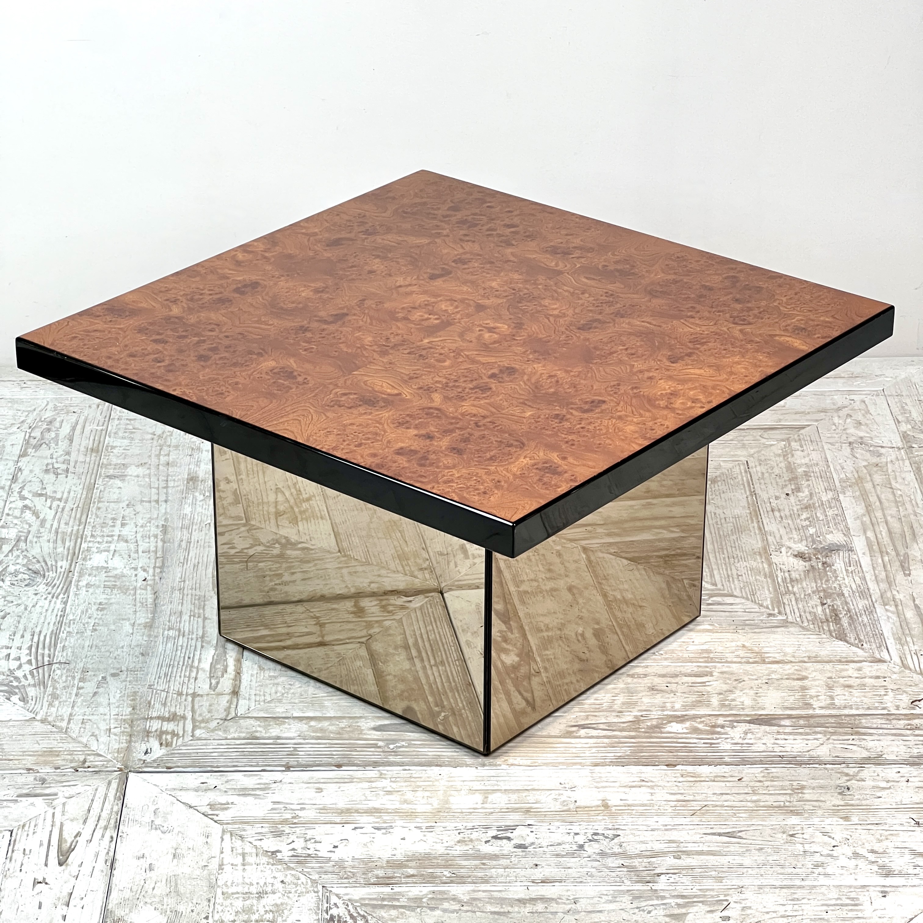 Burr Walnut Coffee Or Side Table By Paul Michel For Roche Bobois - Image 8