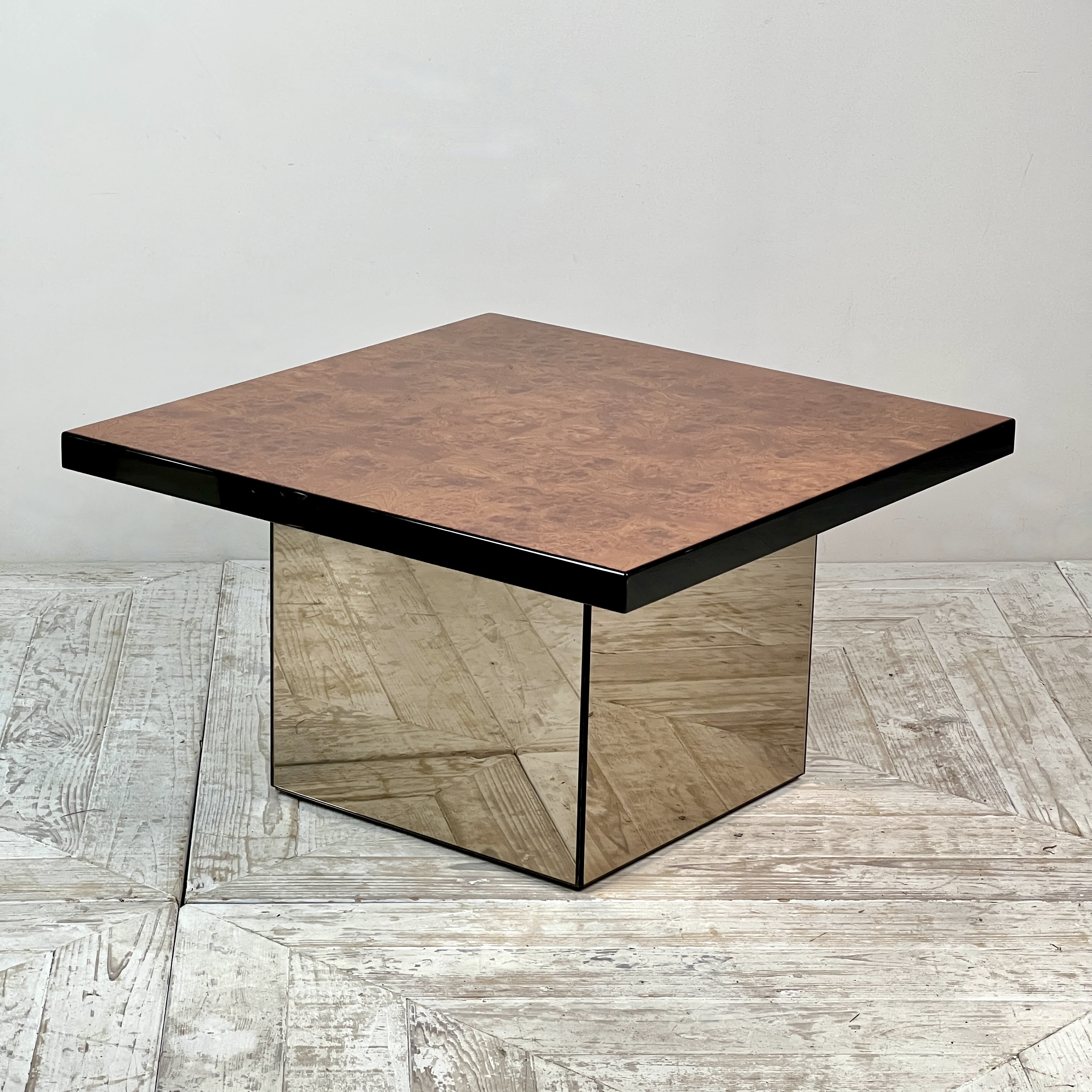 Burr Walnut Coffee Or Side Table By Paul Michel For Roche Bobois - Image 4