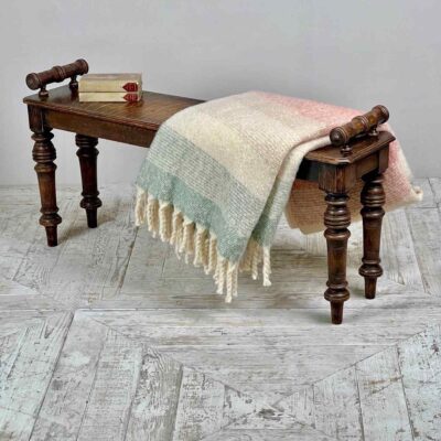 A Victorian Oak Window Seat Or Hall Bench