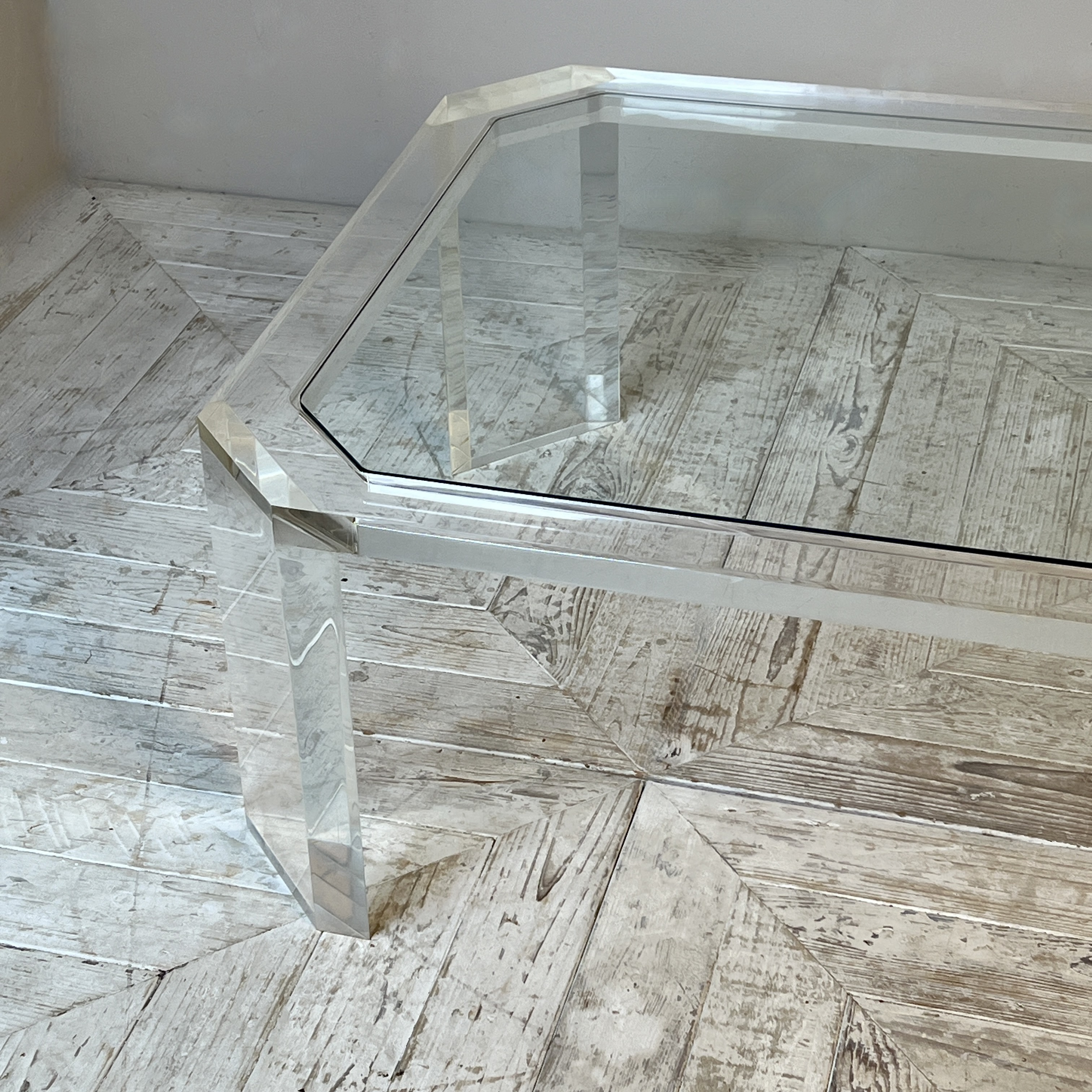 David Lange 1970'S Lucite Coffee Table - Image 6