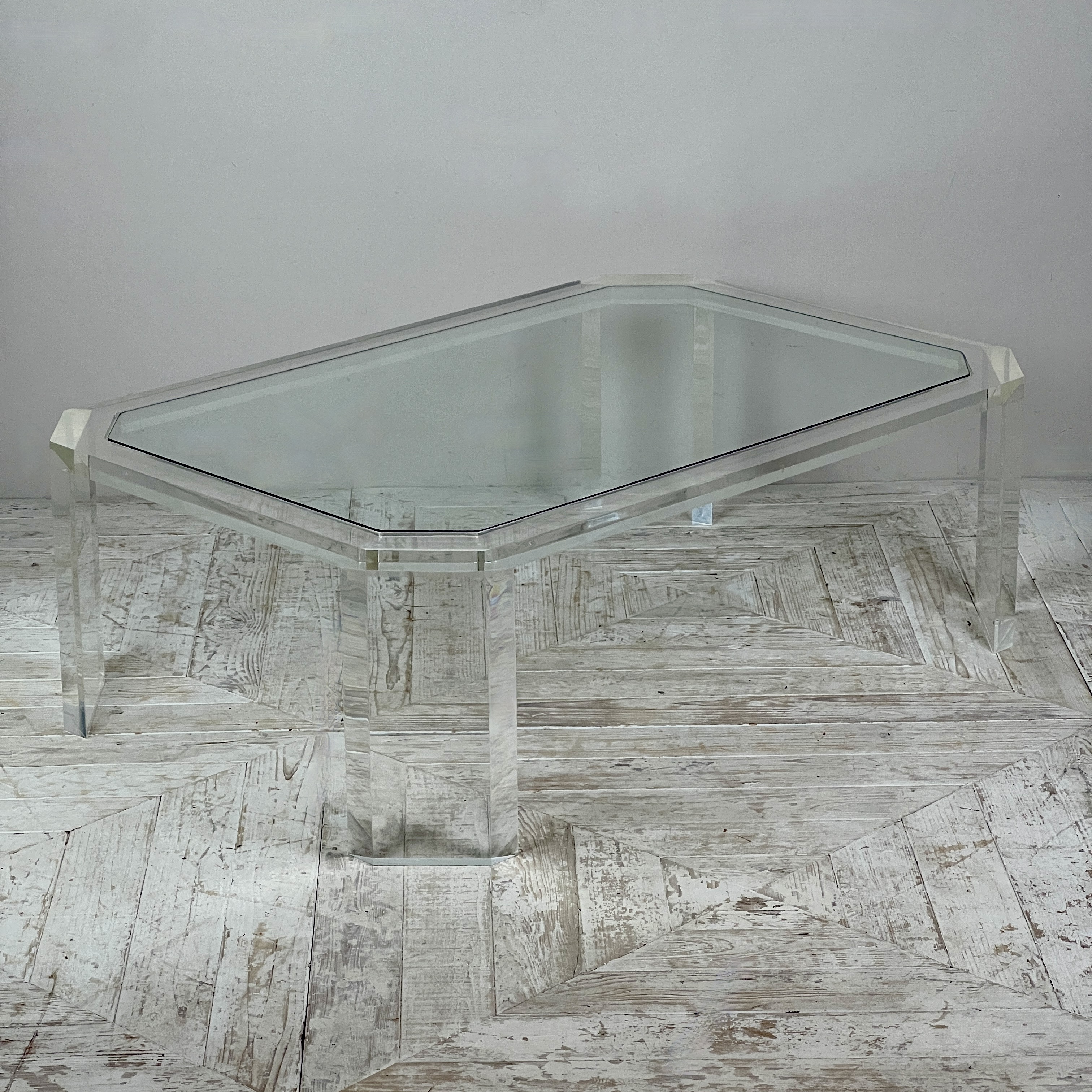 David Lange 1970'S Lucite Coffee Table - Image 3