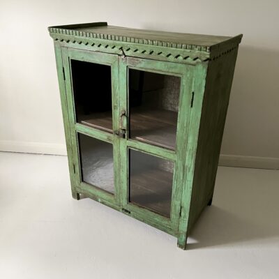 Vintage Indian Glazed Cupboard
