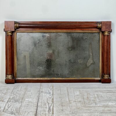 An Early 19th Century Mahogany Overmantel Mirror