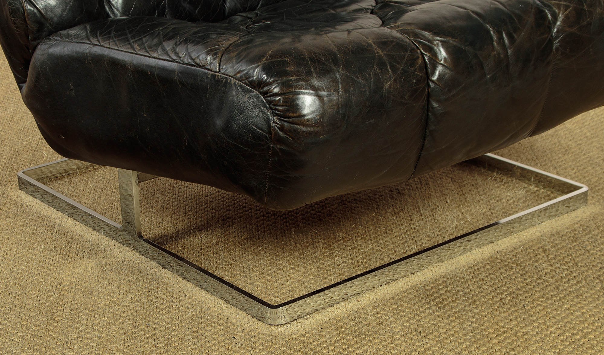 Vintage Tetrad Modular Leather Sofa - Image 10