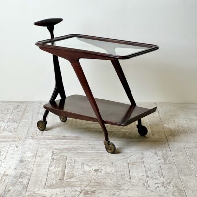 Italian Midcentury Modern Drinks Trolley Or Bar Cart By Gianfranco Frattini