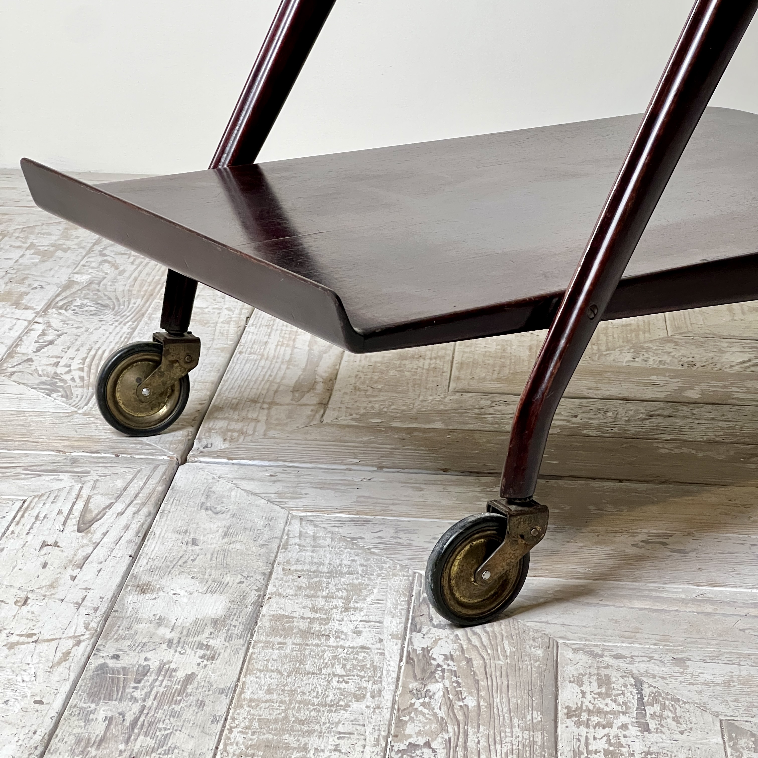 Italian Midcentury Modern Drinks Trolley Or Bar Cart By Gianfranco Frattini - Image 9
