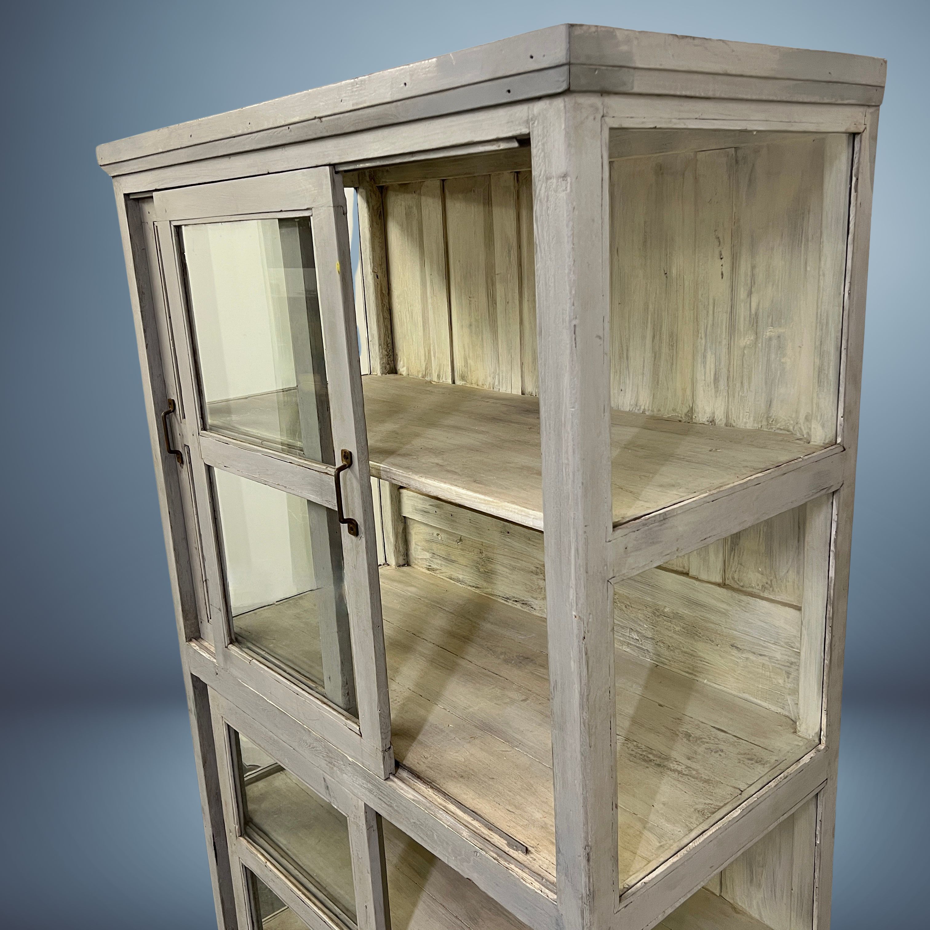 Large refurbished Vintage Indian Glazed Storage Cupboard - Image 5
