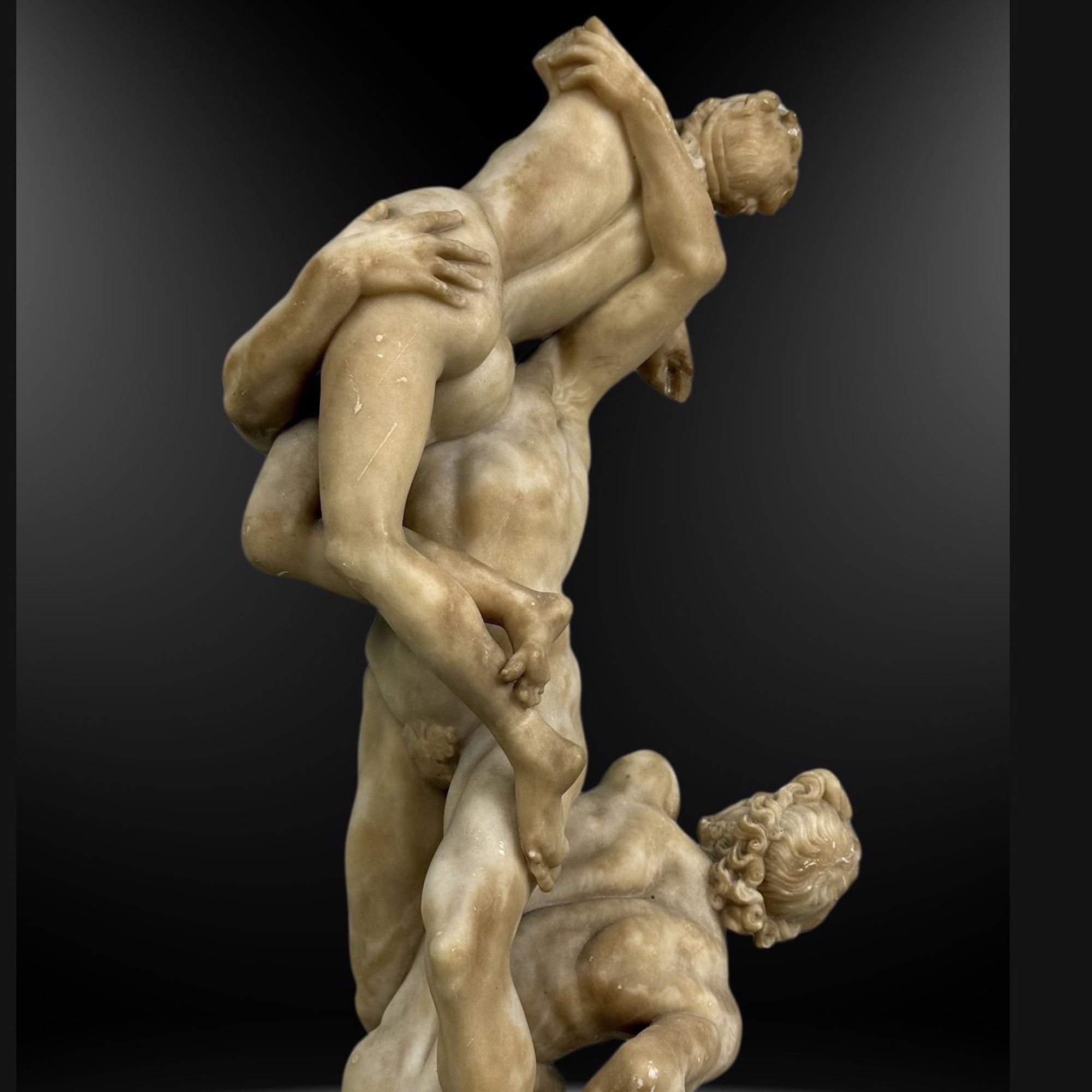 C19th Italian Carved Sculpture After Giambologna 'Abduction Of A Sabine Woman' - Image 2