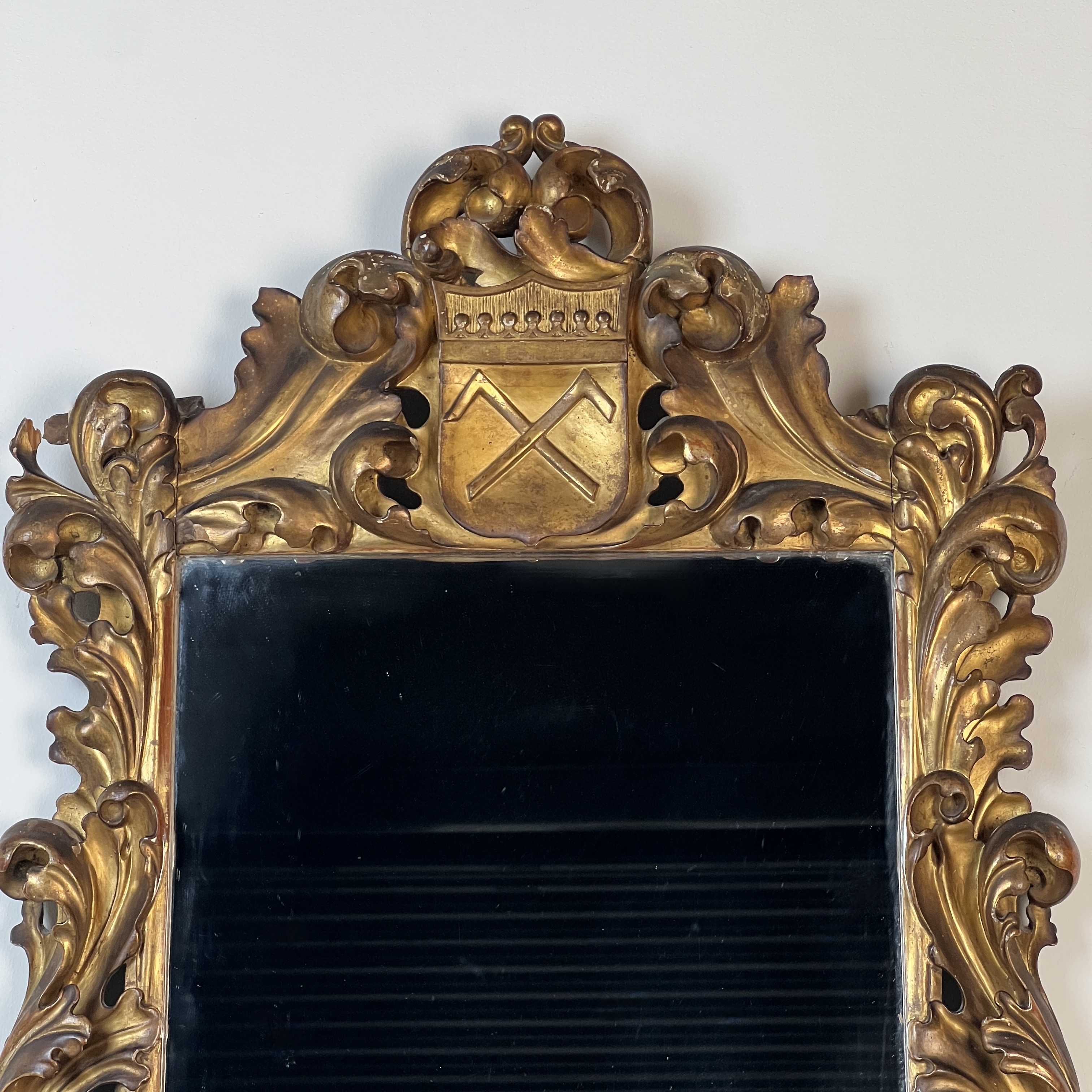A C19th Continental Giltwood Wall Mirror - Image 5