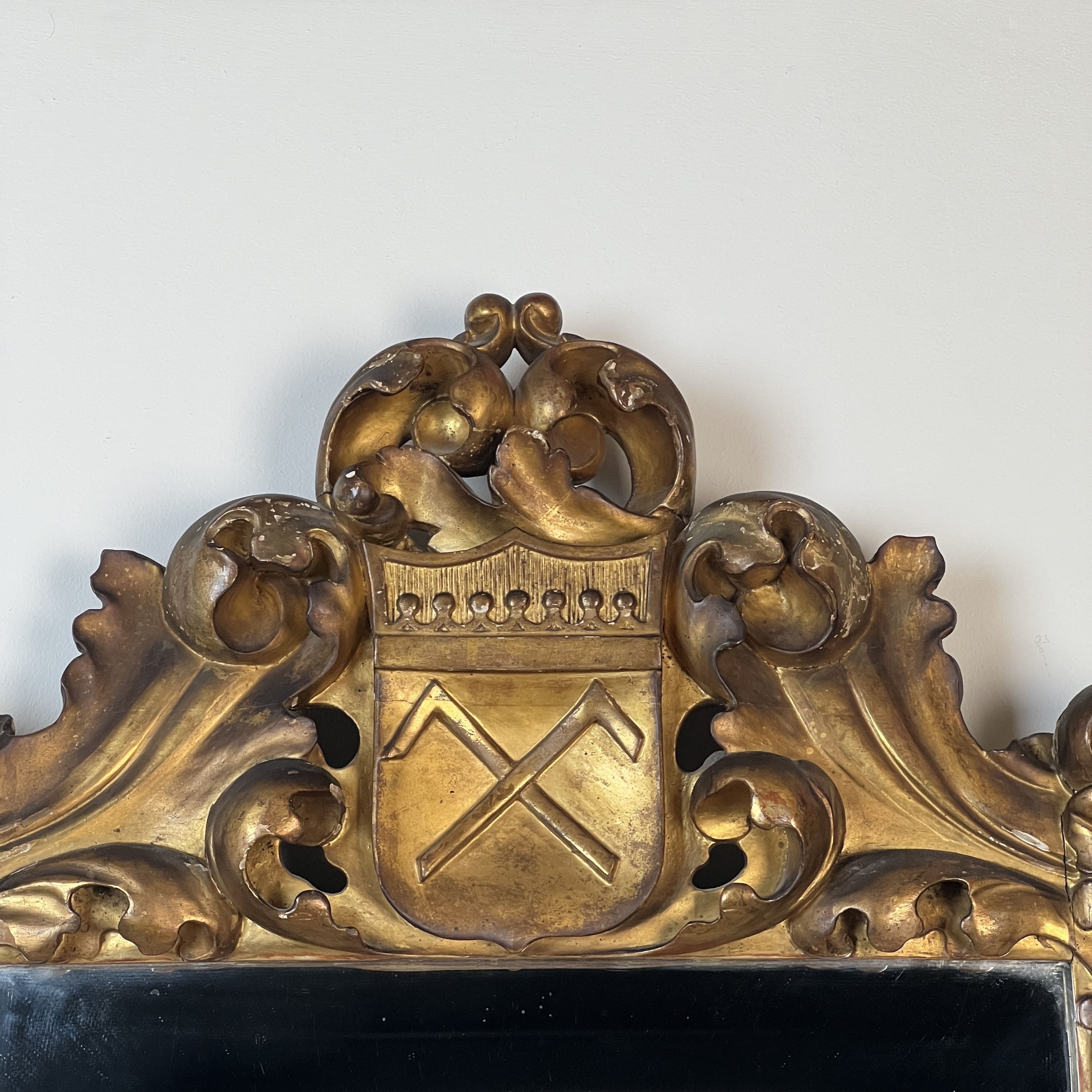 A C19th Continental Giltwood Wall Mirror - Image 4