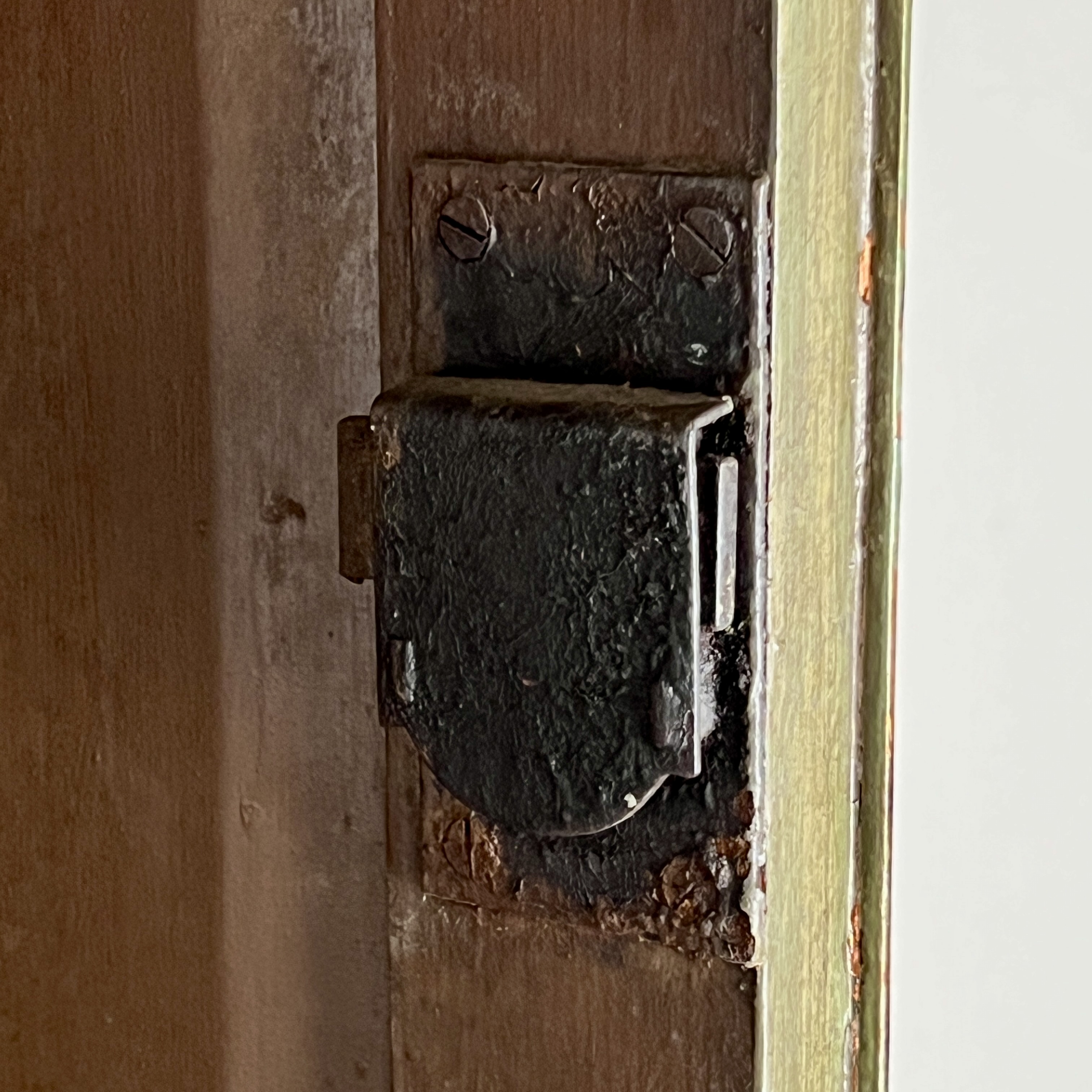 A 19Th Century Continental Painted Cupboard Or Larder - Image 12
