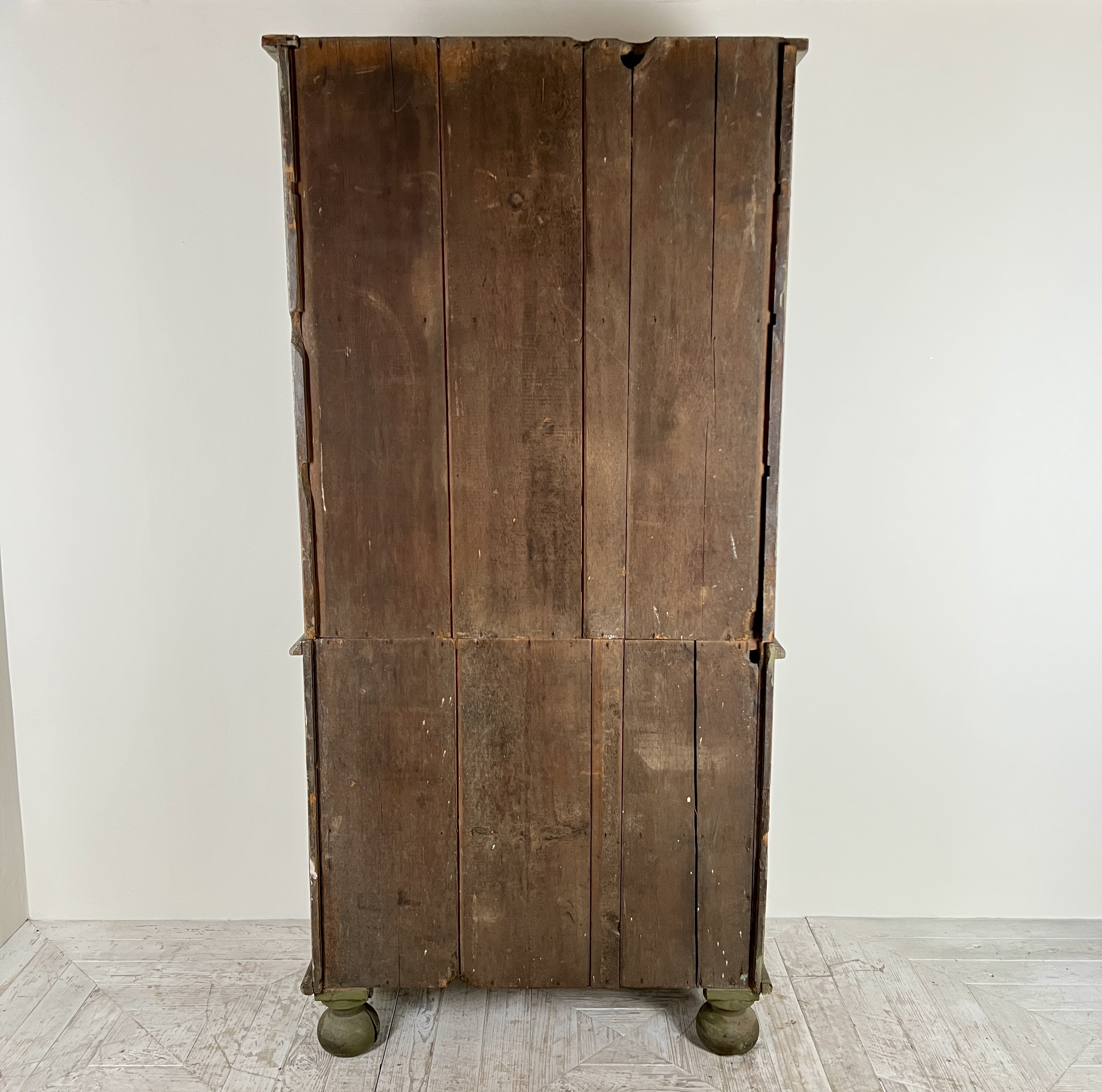 A 19Th Century Continental Painted Cupboard Or Larder - Image 13
