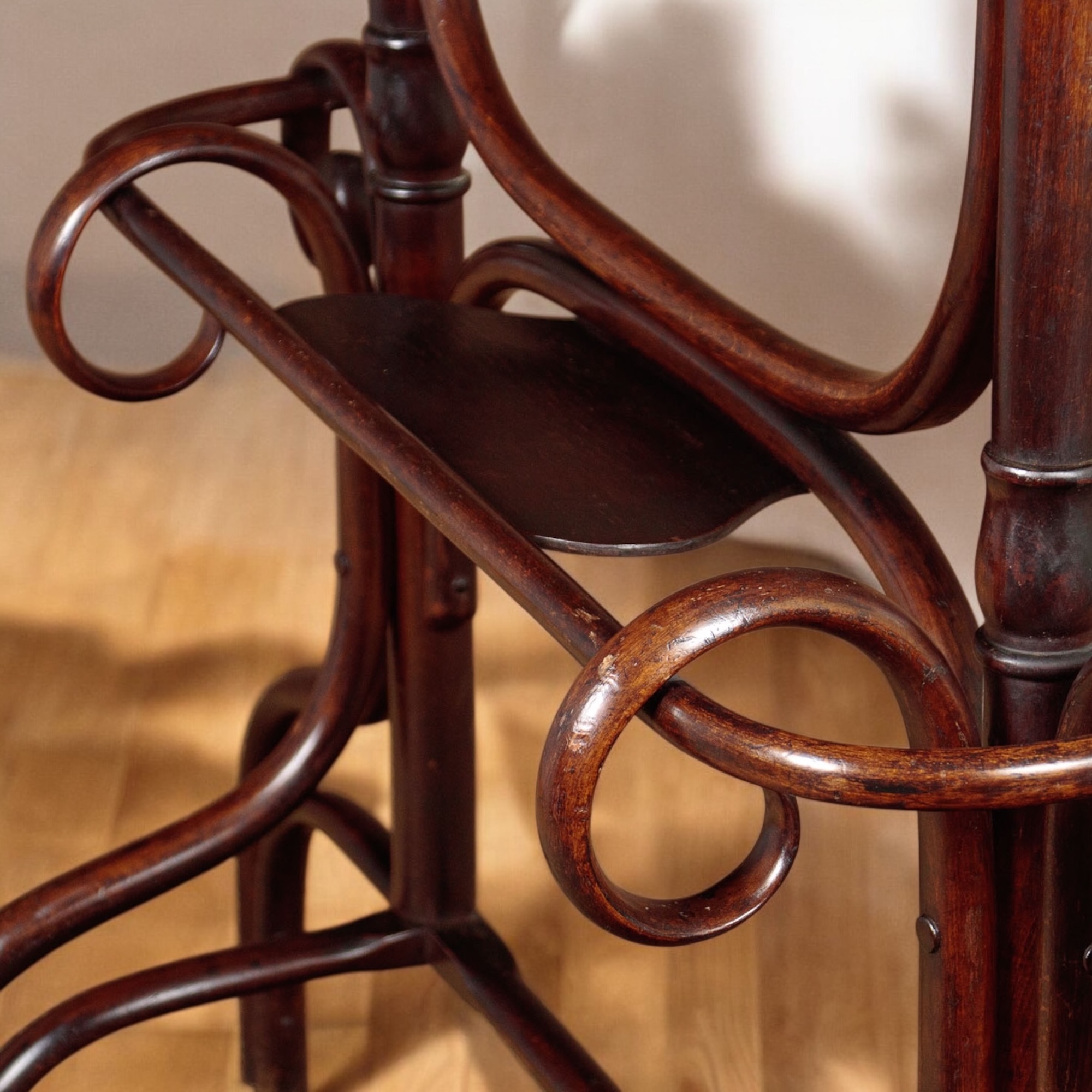 A Rare Bentwood Hallstand By Fischel Circa 1900 - Image 4