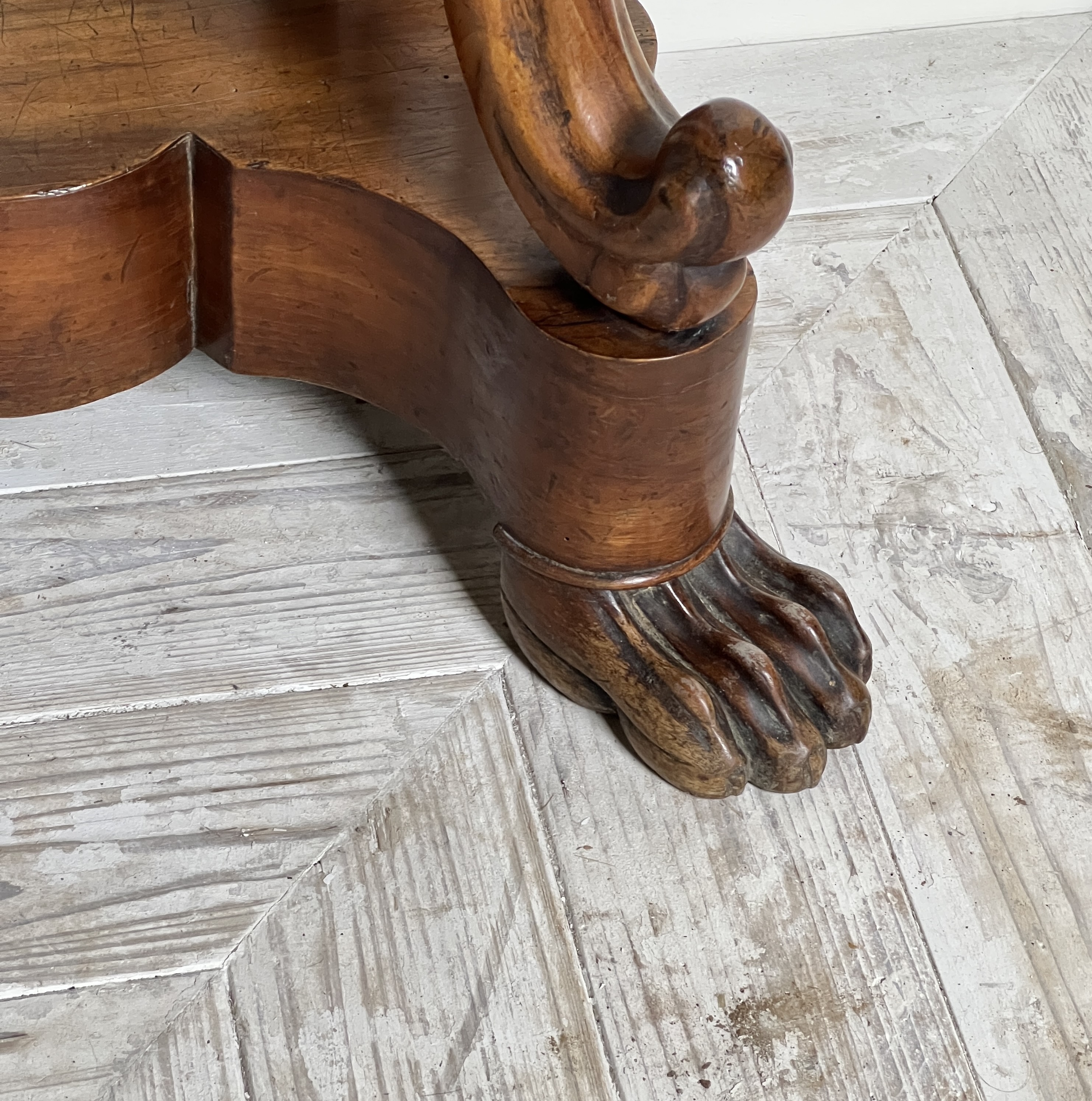 A 19th Century Walnut Console Table - Image 8
