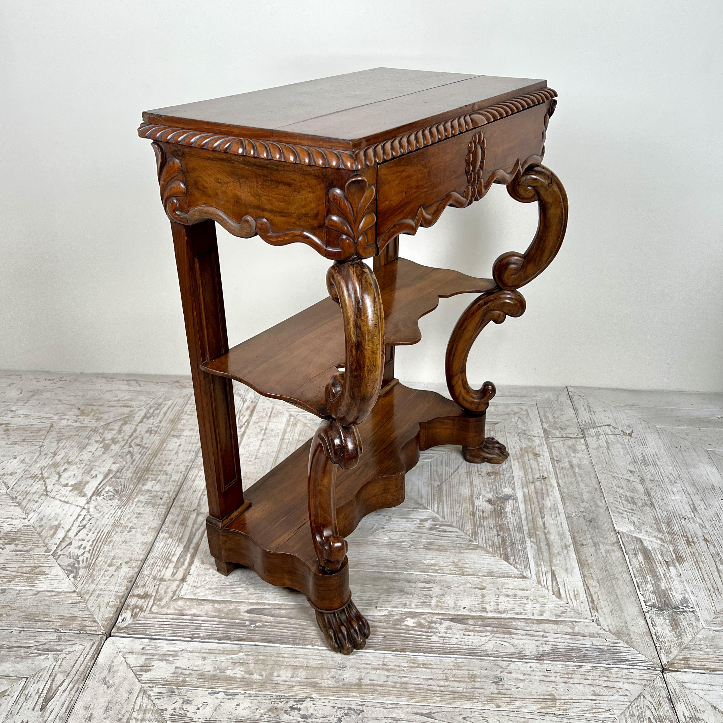 A 19th Century Walnut Console Table - Image 6