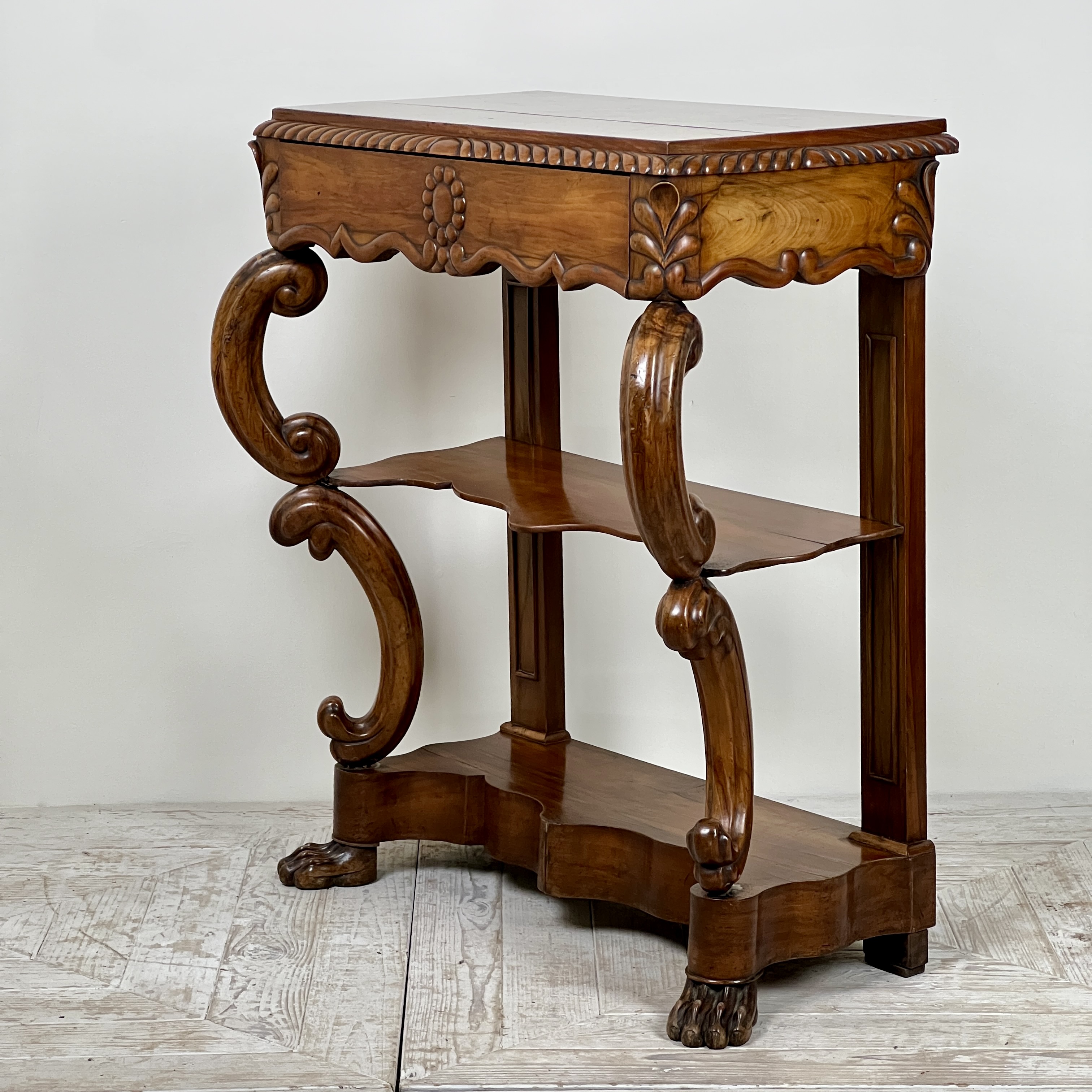 A 19th Century Walnut Console Table - Image 3