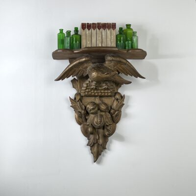 A C19th Carved Giltwood Wall Bracket