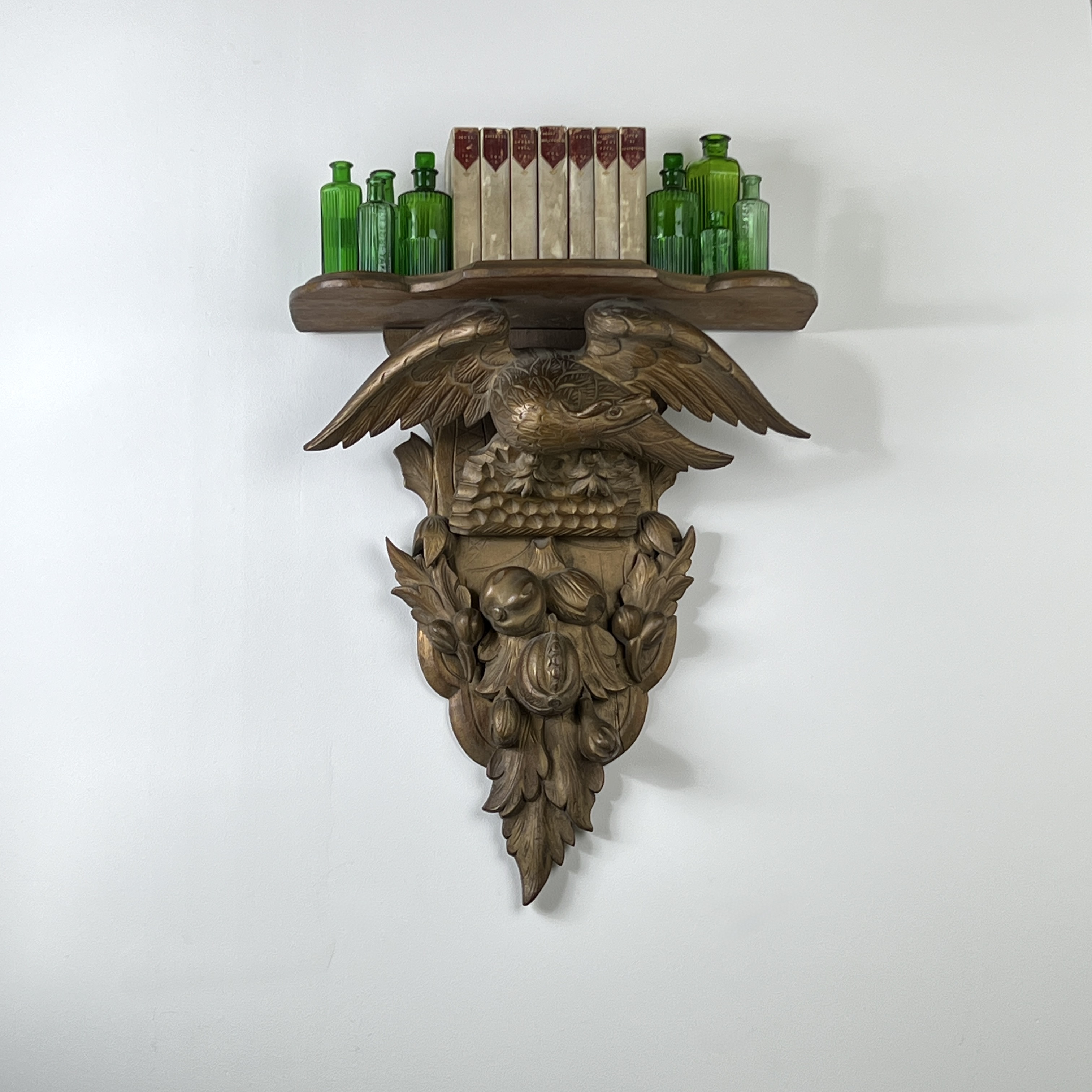 A C19th Carved Giltwood Wall Bracket