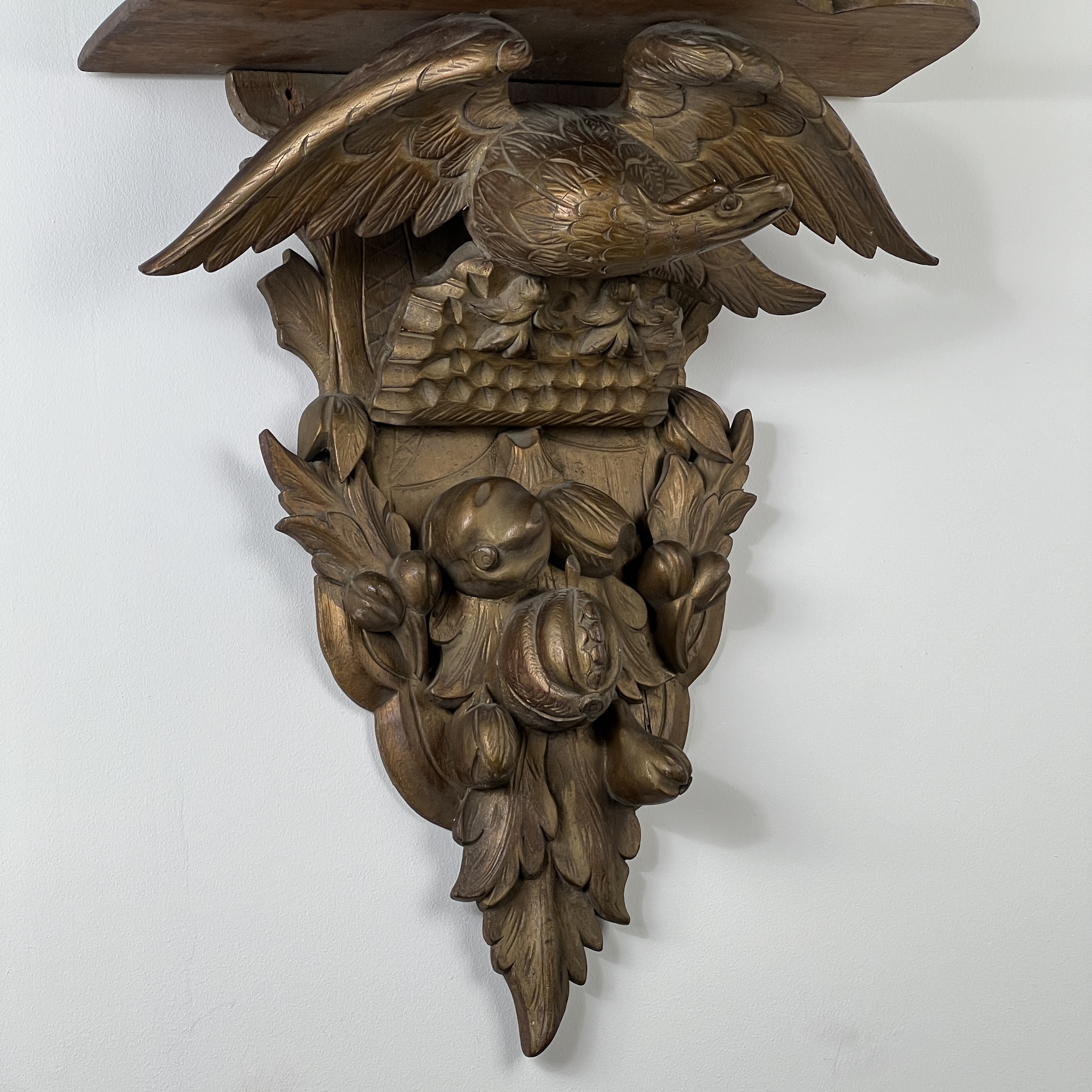 A C19th Carved Giltwood Wall Bracket - Image 6