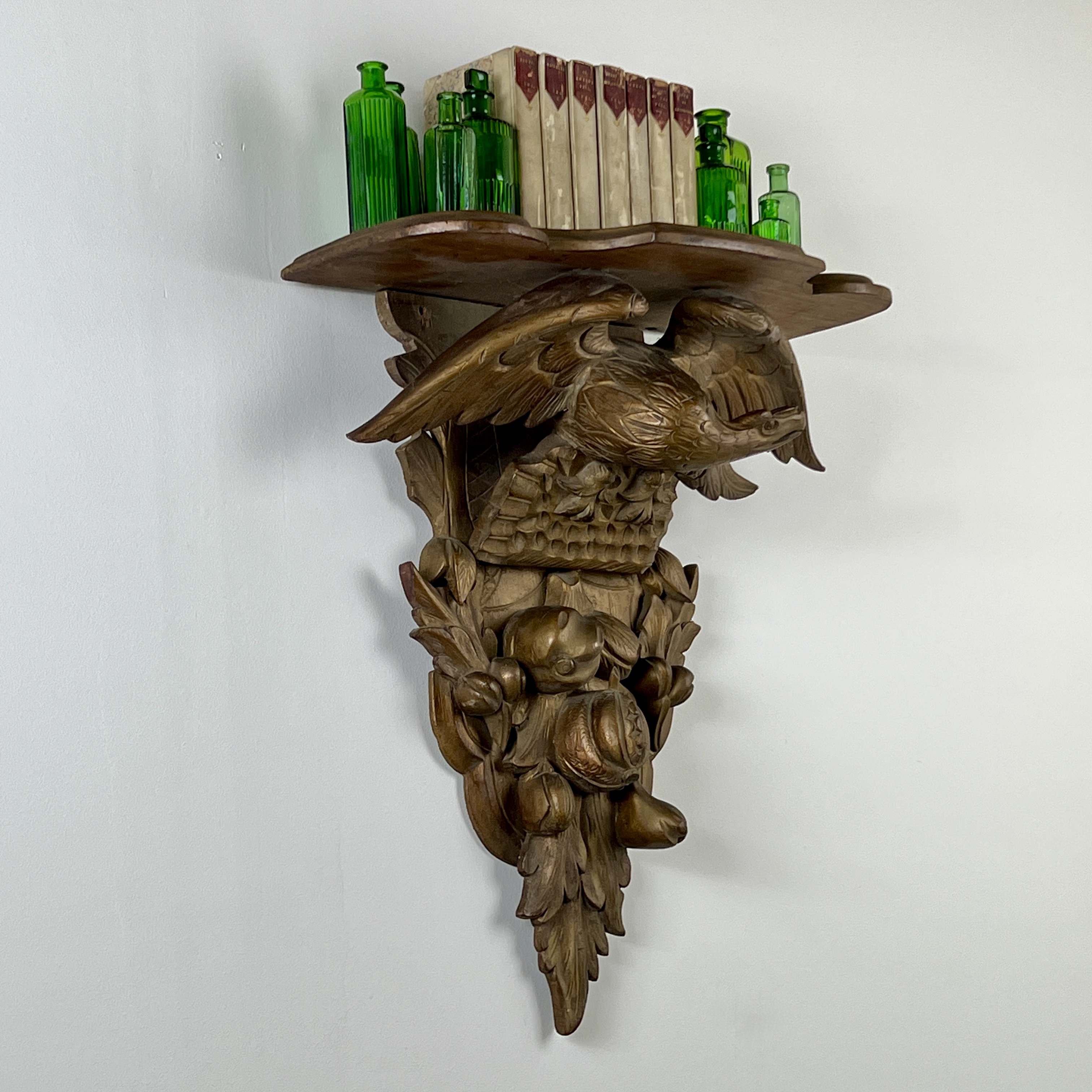 A C19th Carved Giltwood Wall Bracket - Image 3
