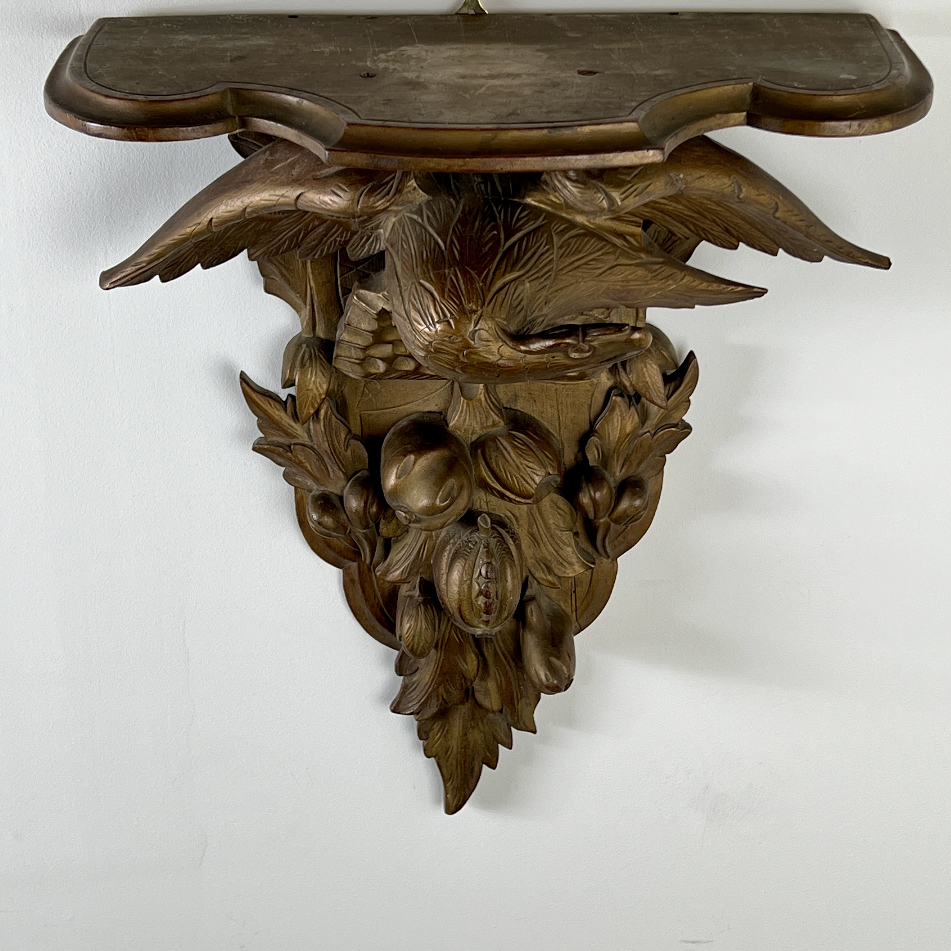 A C19th Carved Giltwood Wall Bracket - Image 8