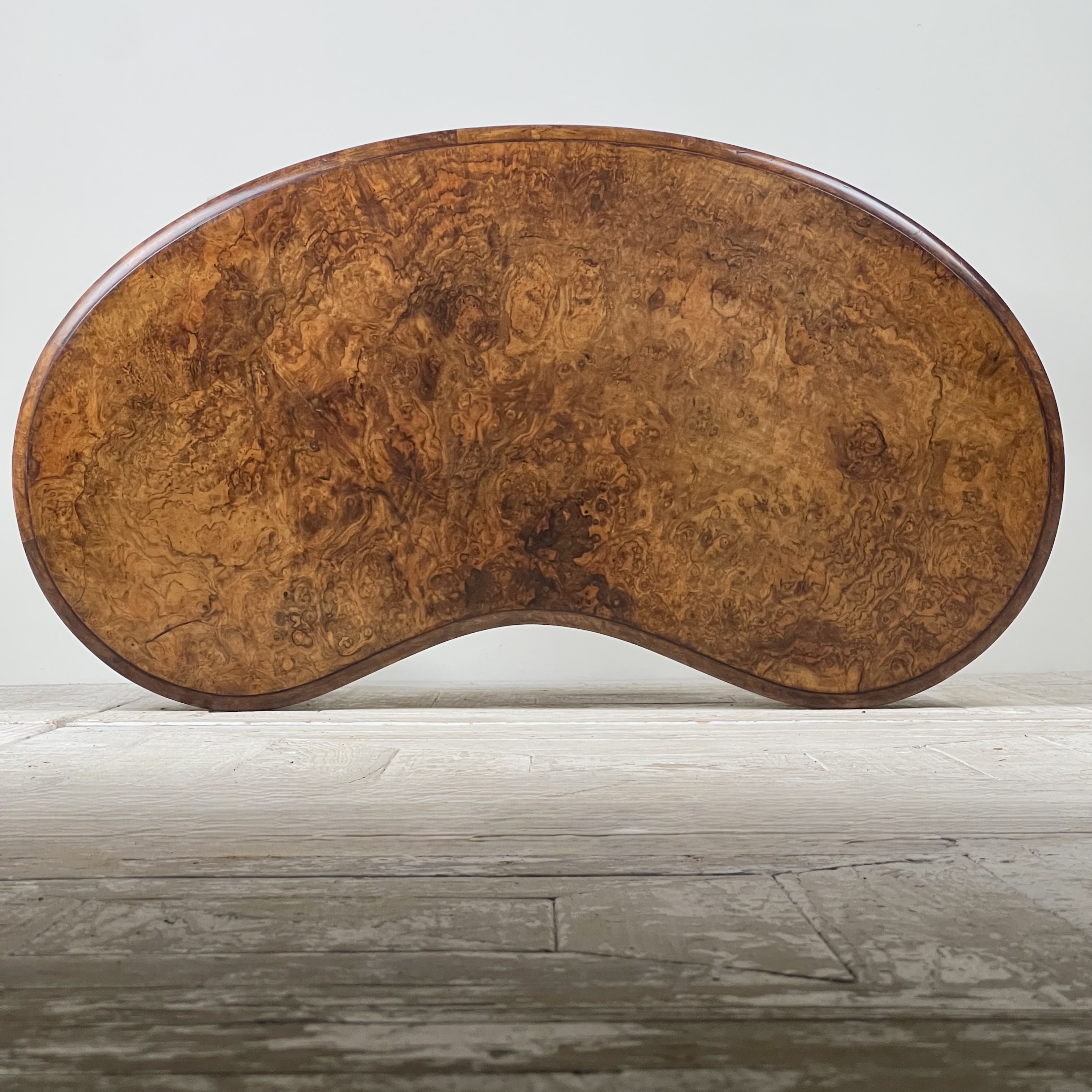A Victorian Walnut Kidney Shaped Desk Or Dressing Table - Image 6