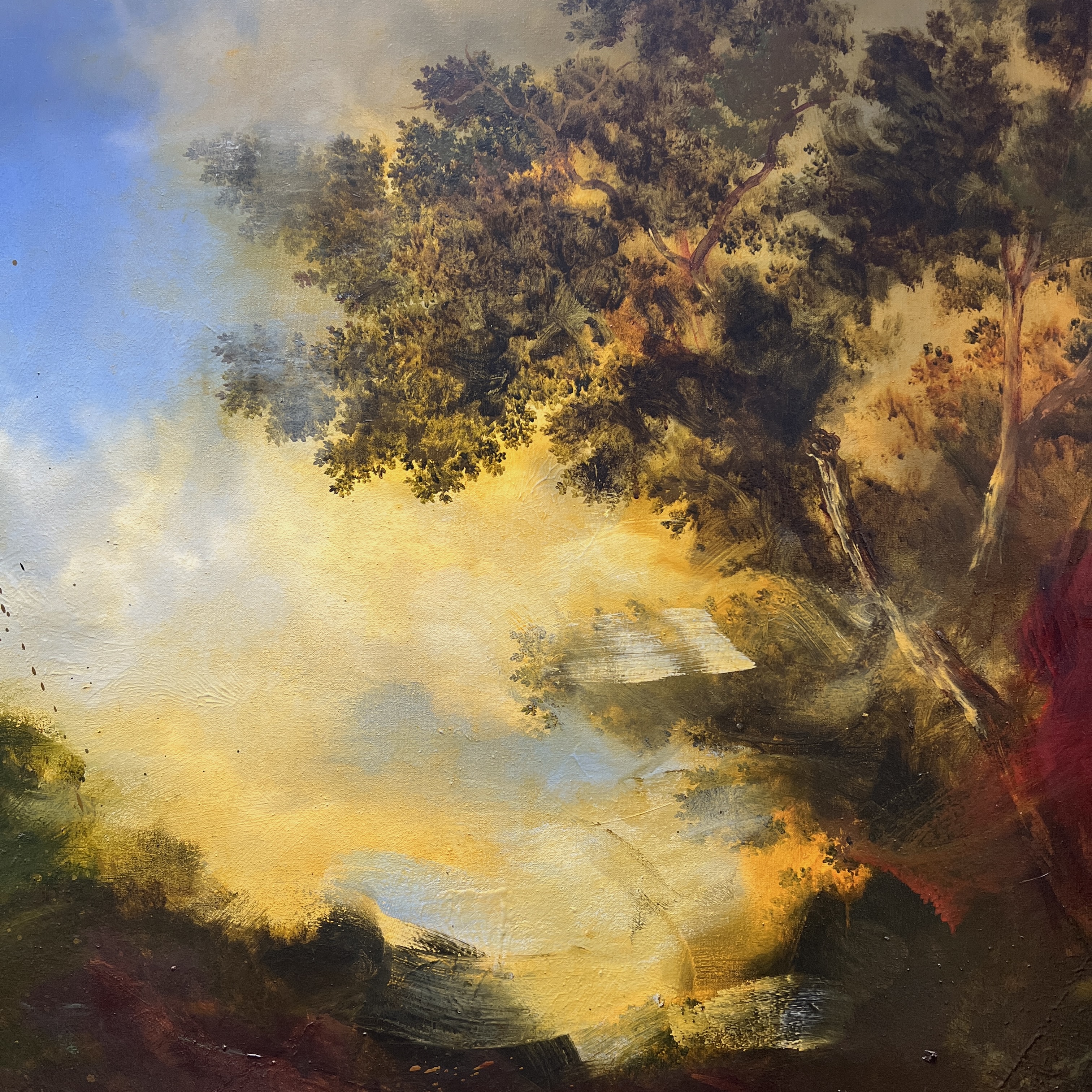 A Large Landscape Oil On Canvas By Alan Rankle - Image 7