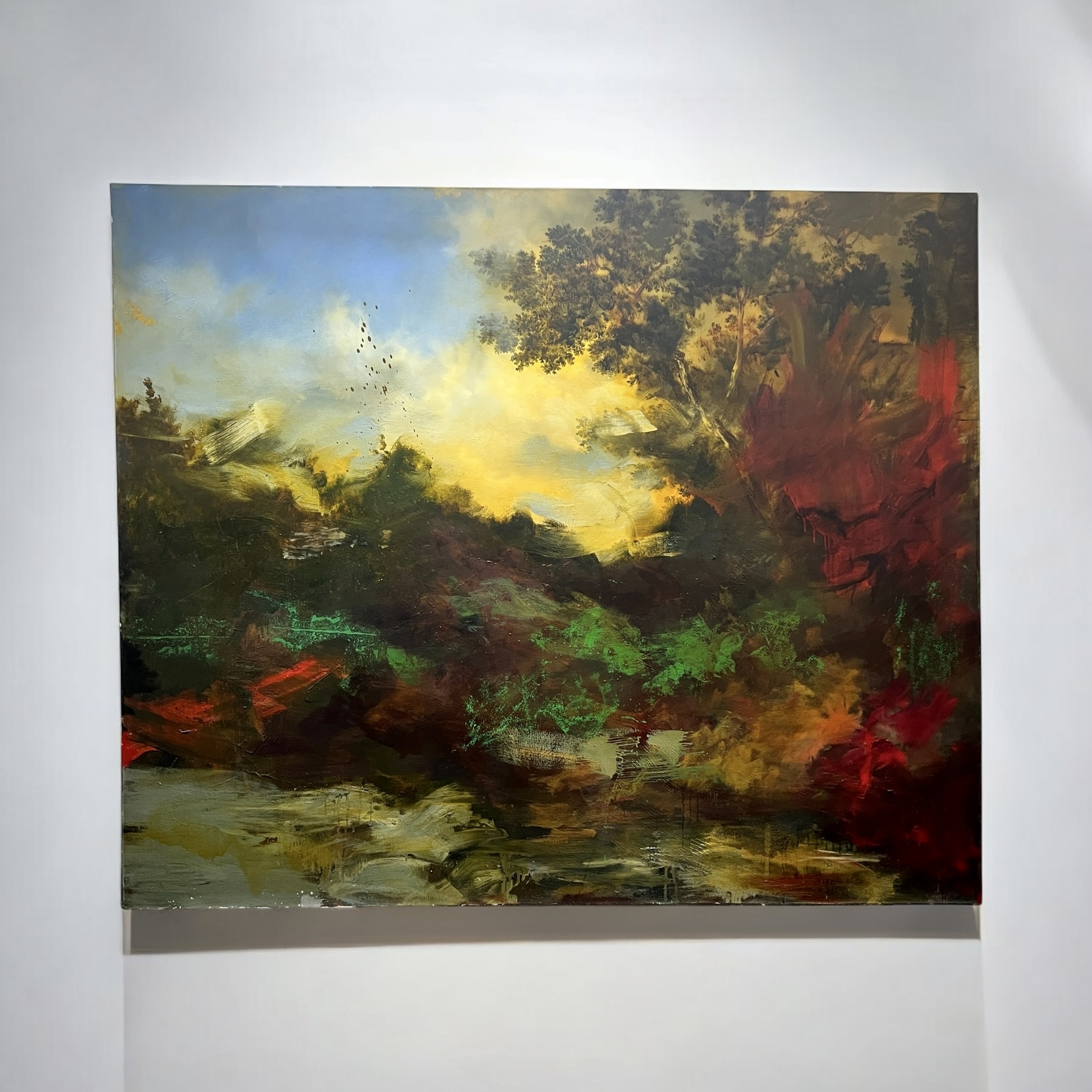 A Large Landscape Oil On Canvas By Alan Rankle - Image 4