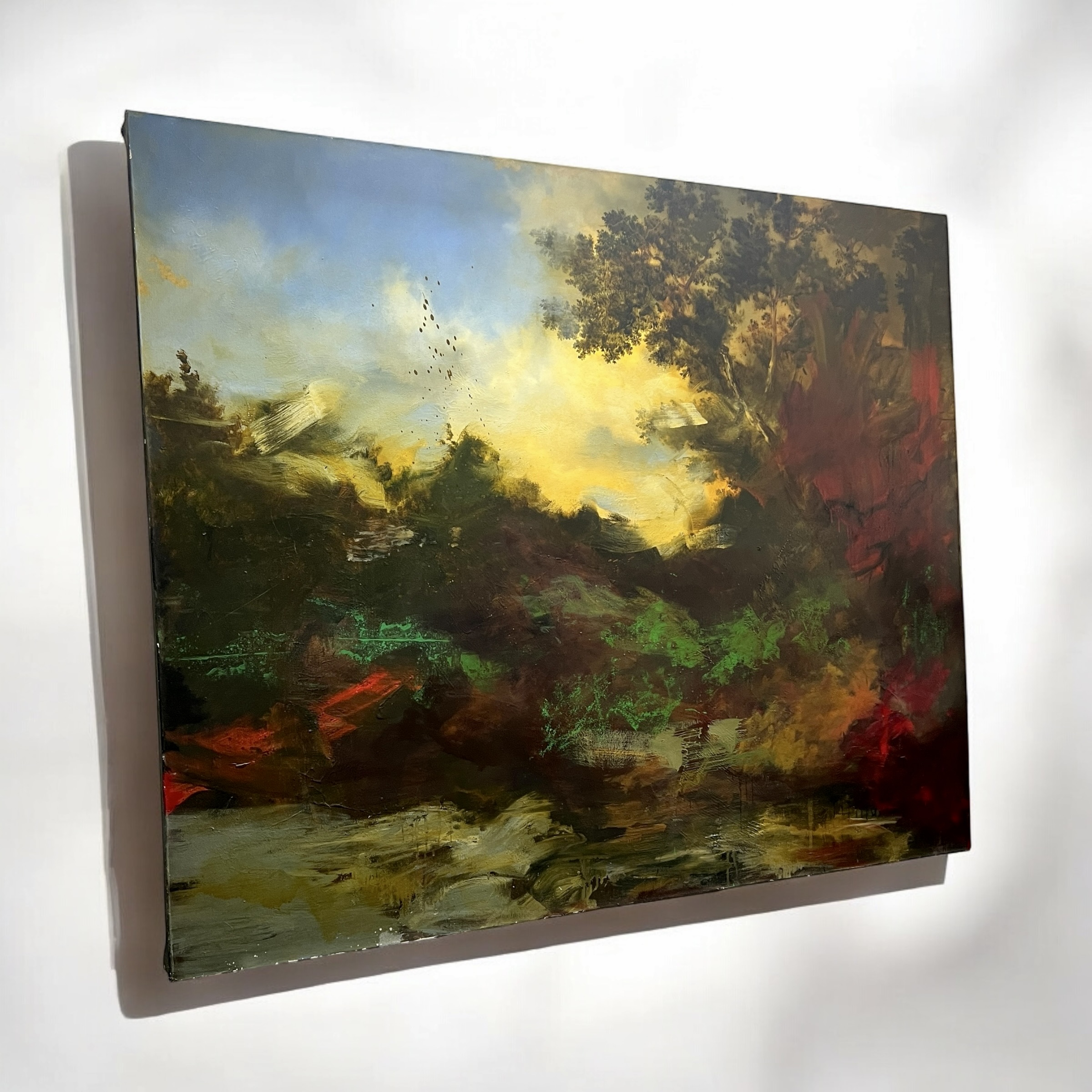 A Large Landscape Oil On Canvas By Alan Rankle - Image 2