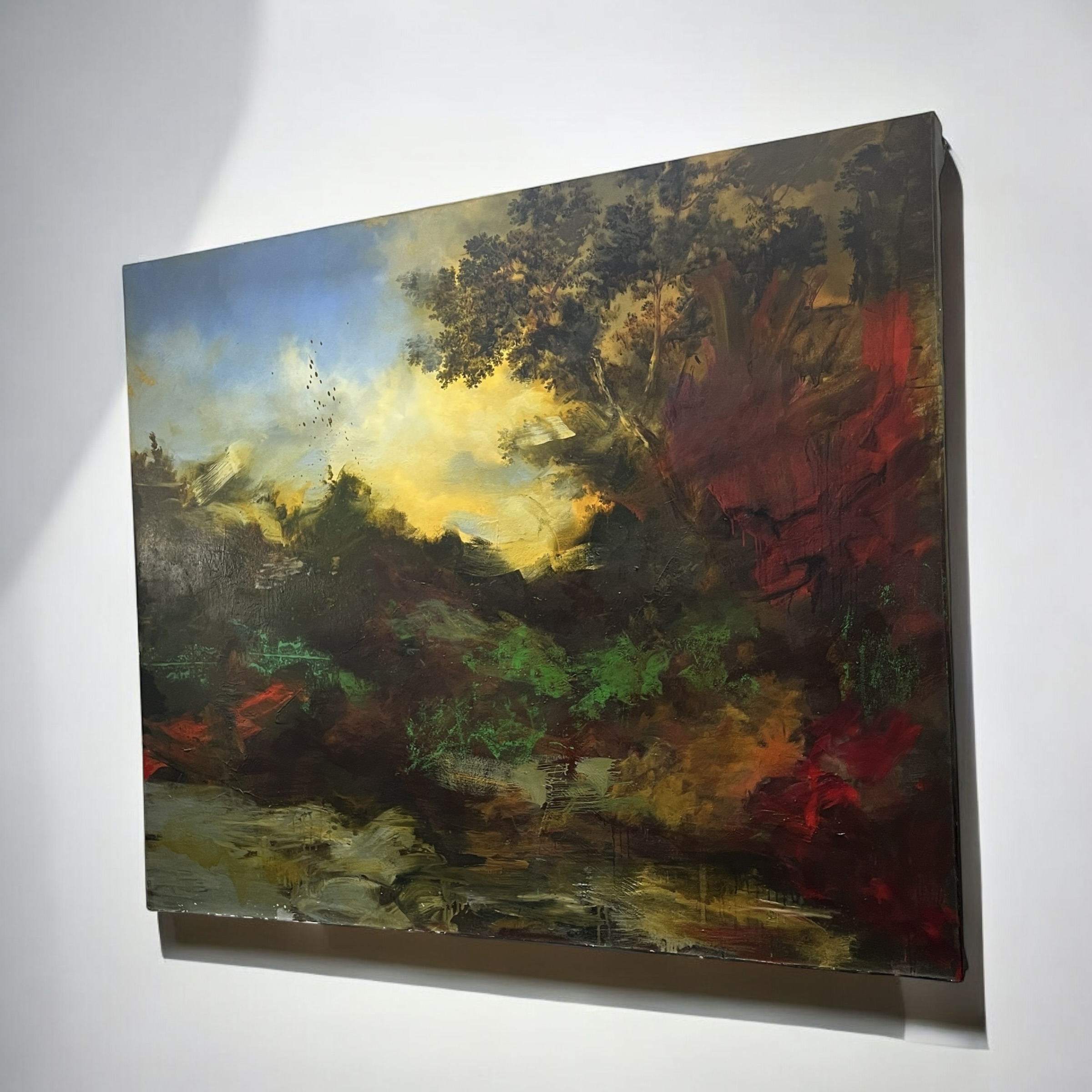 A Large Landscape Oil On Canvas By Alan Rankle - Image 5