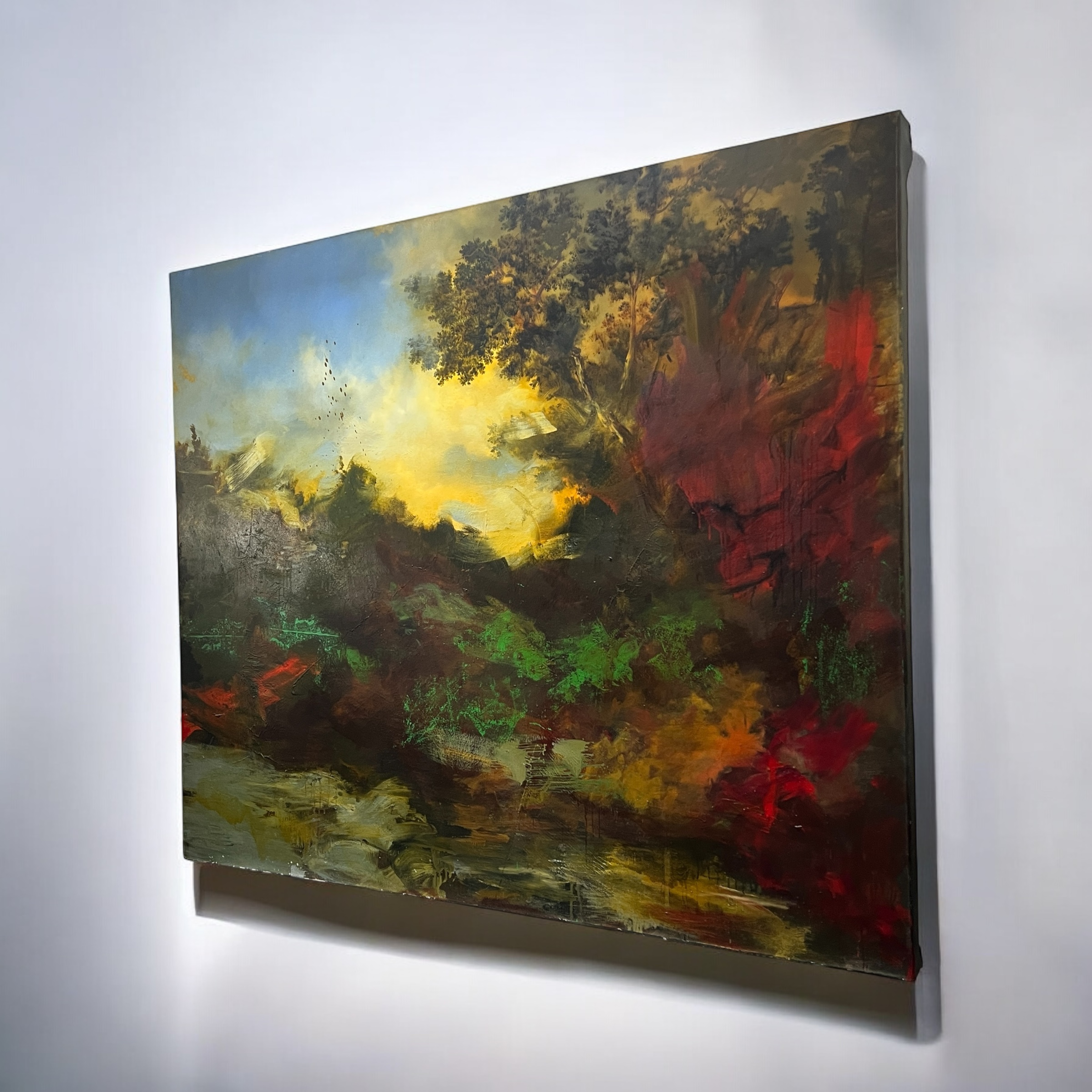 A Large Landscape Oil On Canvas By Alan Rankle - Image 6