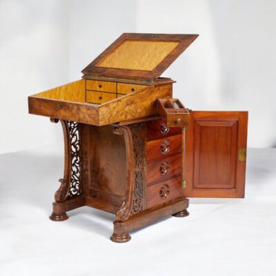 A Victorian Walnut Davenport Desk By Wilkinson & Son, London