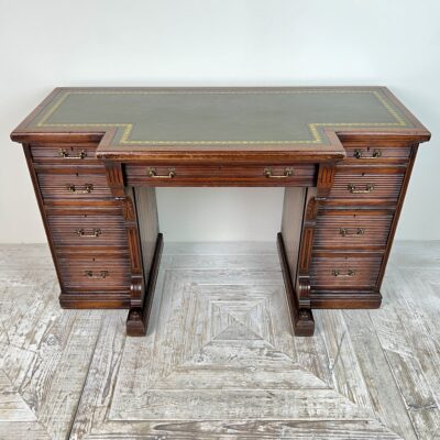 A Rare Gillow & Co. Mahogany Breakfront Library Desk