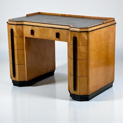 Art Deco Desk Attributed To Heal’S, London – Satin Birchwood