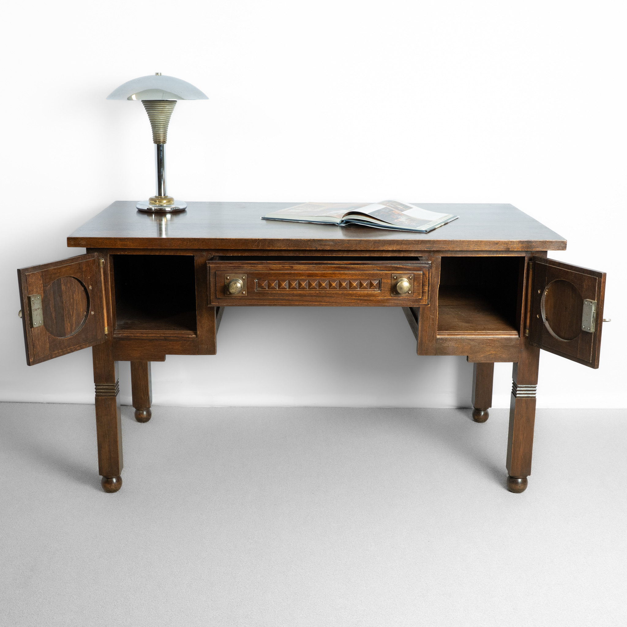 French Art Deco Desk, 1930S–40S, Attributed To Étienne Kohlmann - Image 4