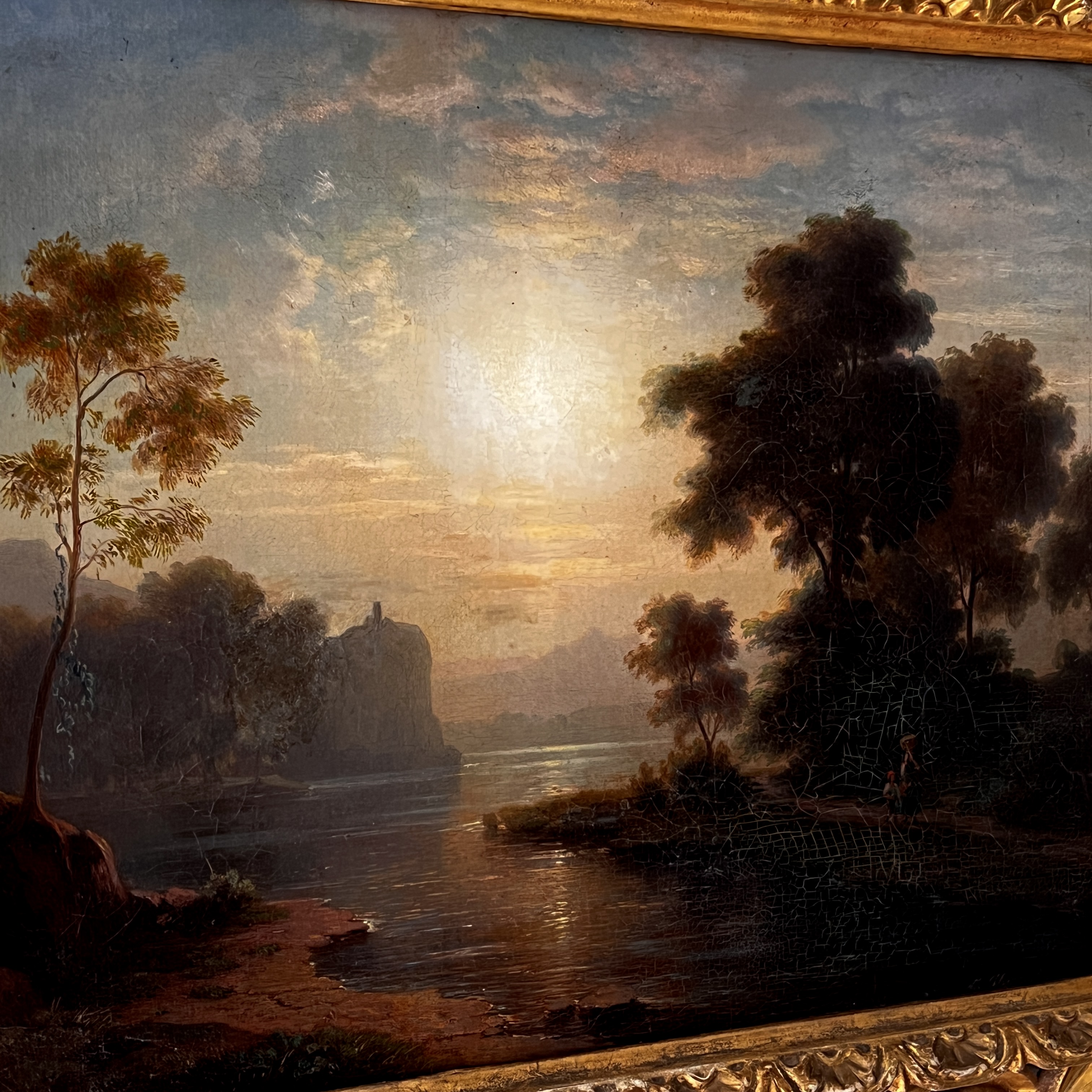 Riverscape Oil On Canvas, In The Manner Of Carl Johan Fahlcrantz (1774 - 1861) - Image 3