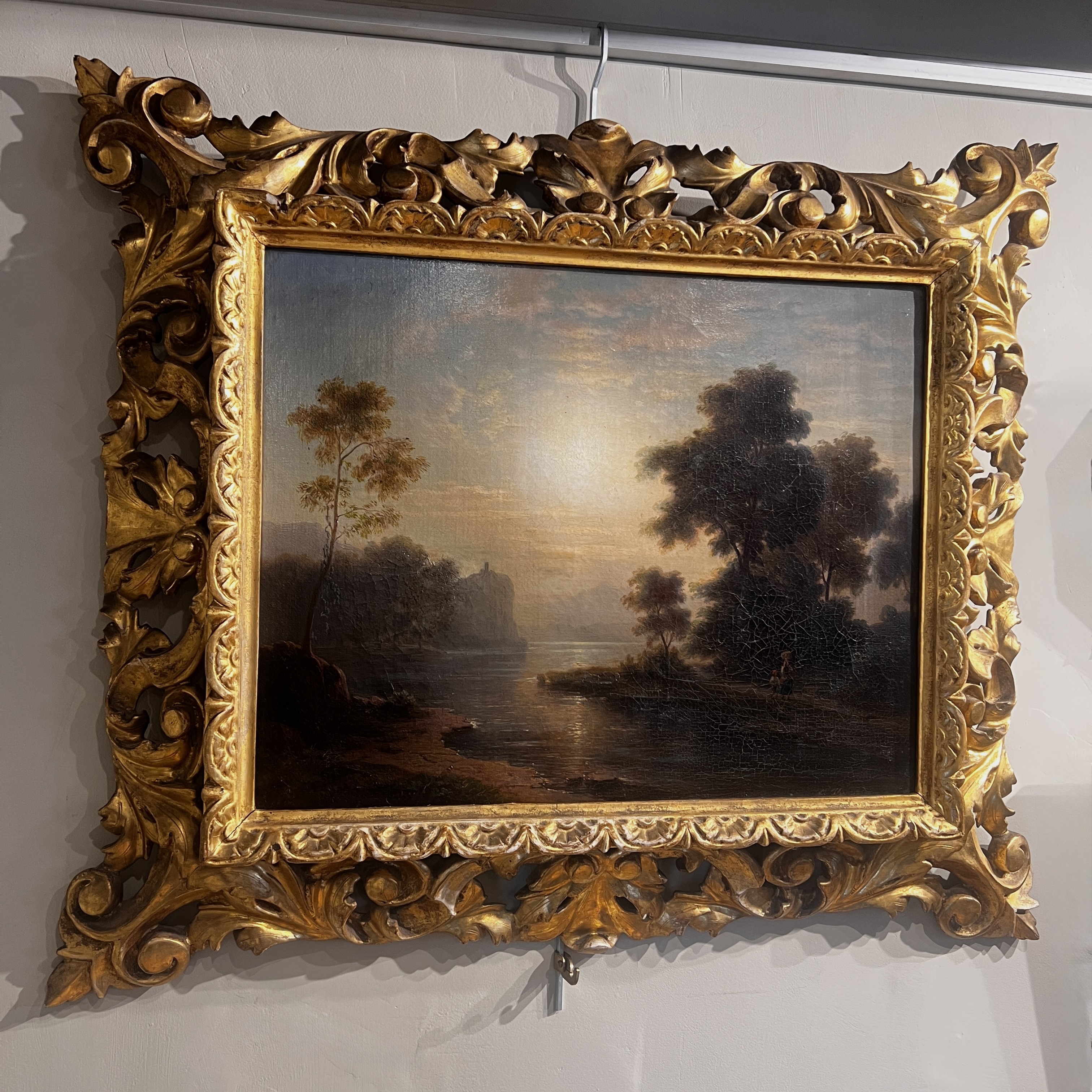 Riverscape Oil On Canvas, In The Manner Of Carl Johan Fahlcrantz (1774 - 1861) - Image 4