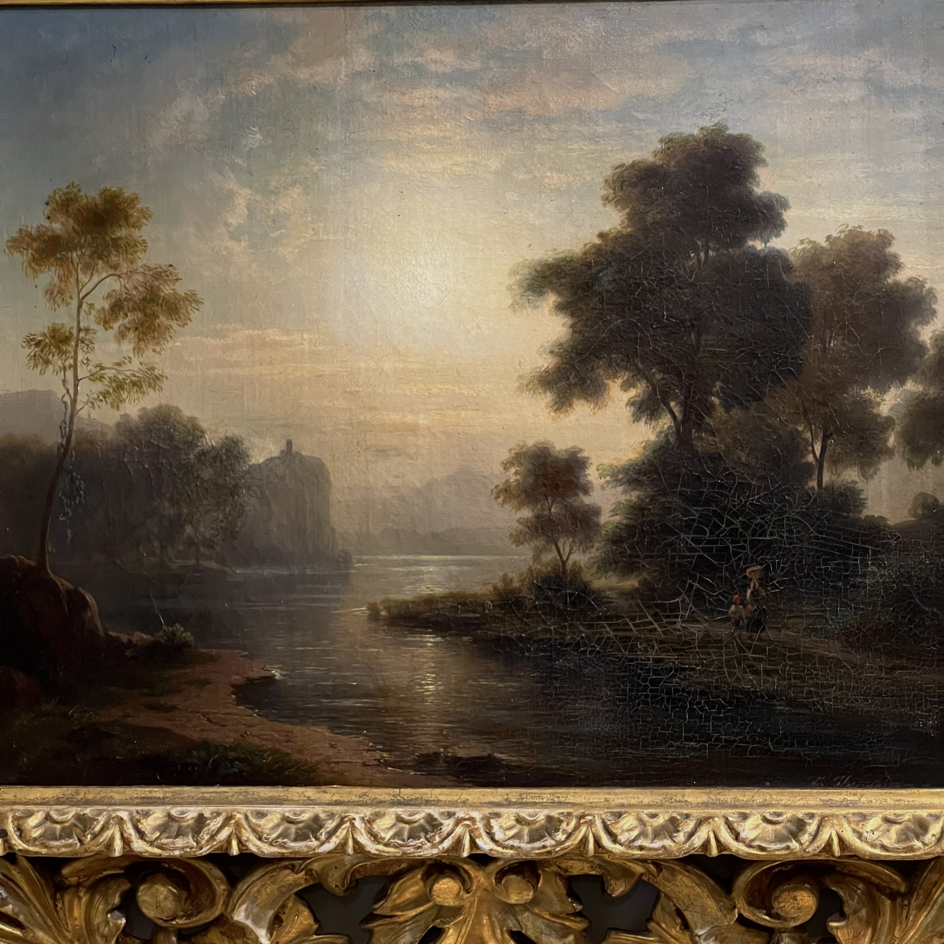 Riverscape Oil On Canvas, In The Manner Of Carl Johan Fahlcrantz (1774 - 1861) - Image 6