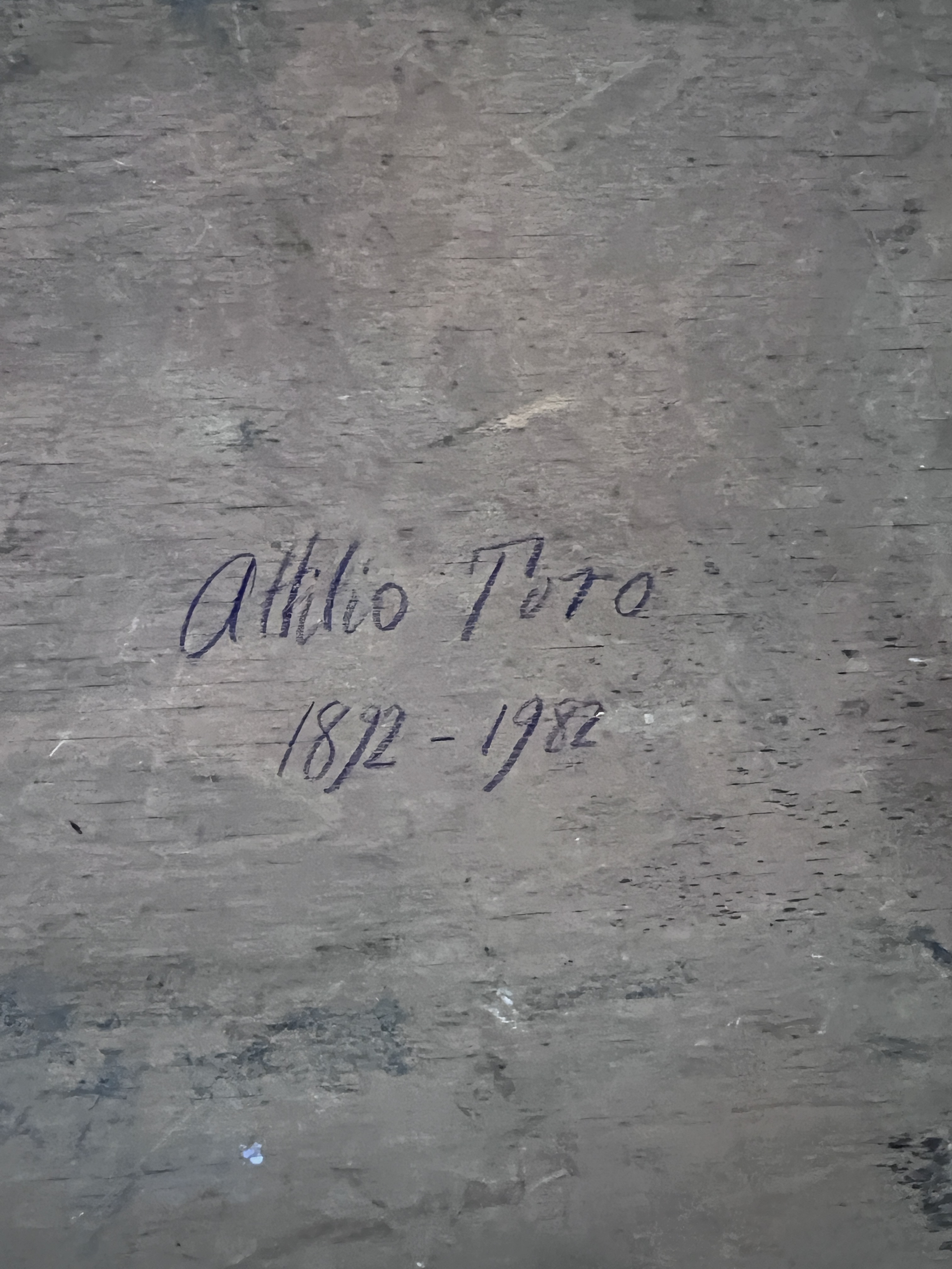 Original Italian Oil Painting Portrait Of A Woman – Attilio Toro (1892–1982) - Image 6