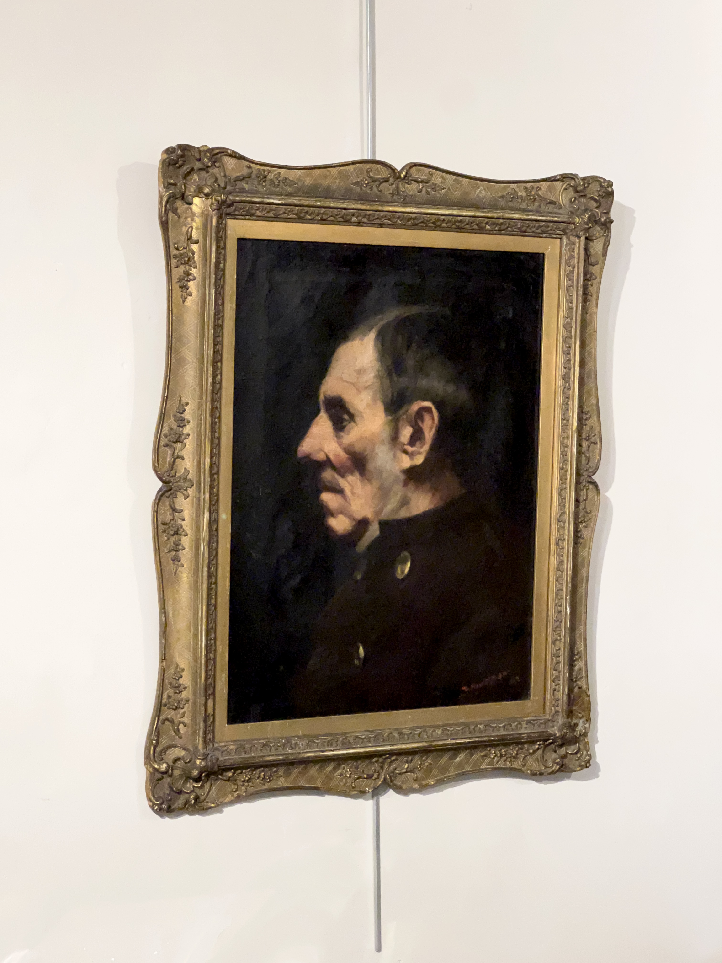 Oil On Canvas Portrait By Bertram Priestman RA, Exhibited Royal Academy 1890 - Image 4