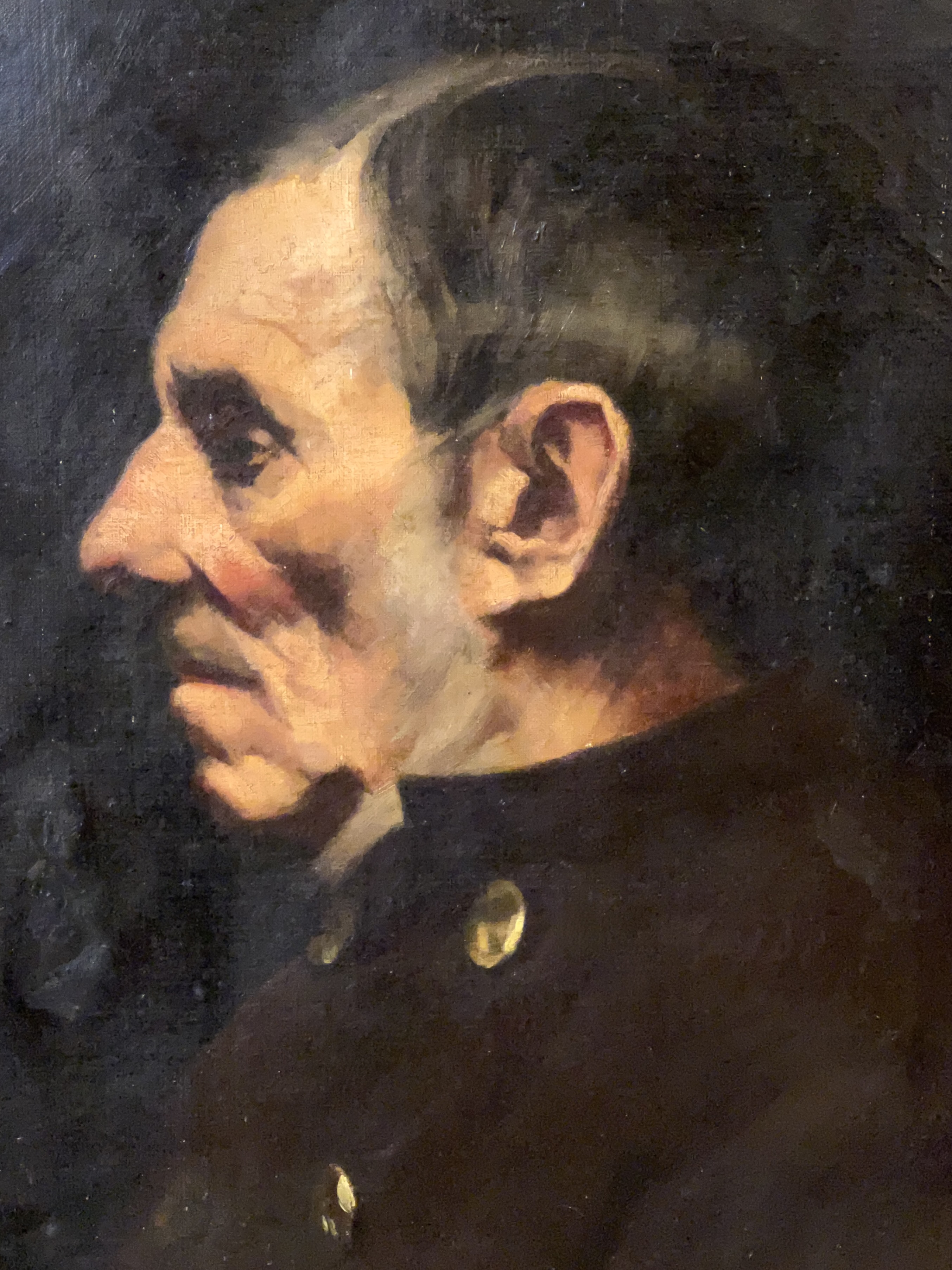 Oil On Canvas Portrait By Bertram Priestman RA, Exhibited Royal Academy 1890 - Image 6