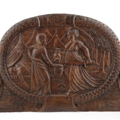 Large Limewood Relief Plaque, Judith and Holofernes, 18th Century