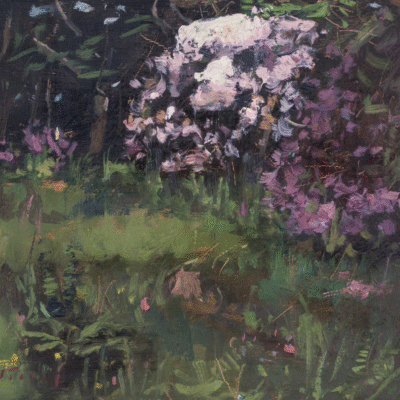 Secret Garden – Oil on Board by Karl Terry