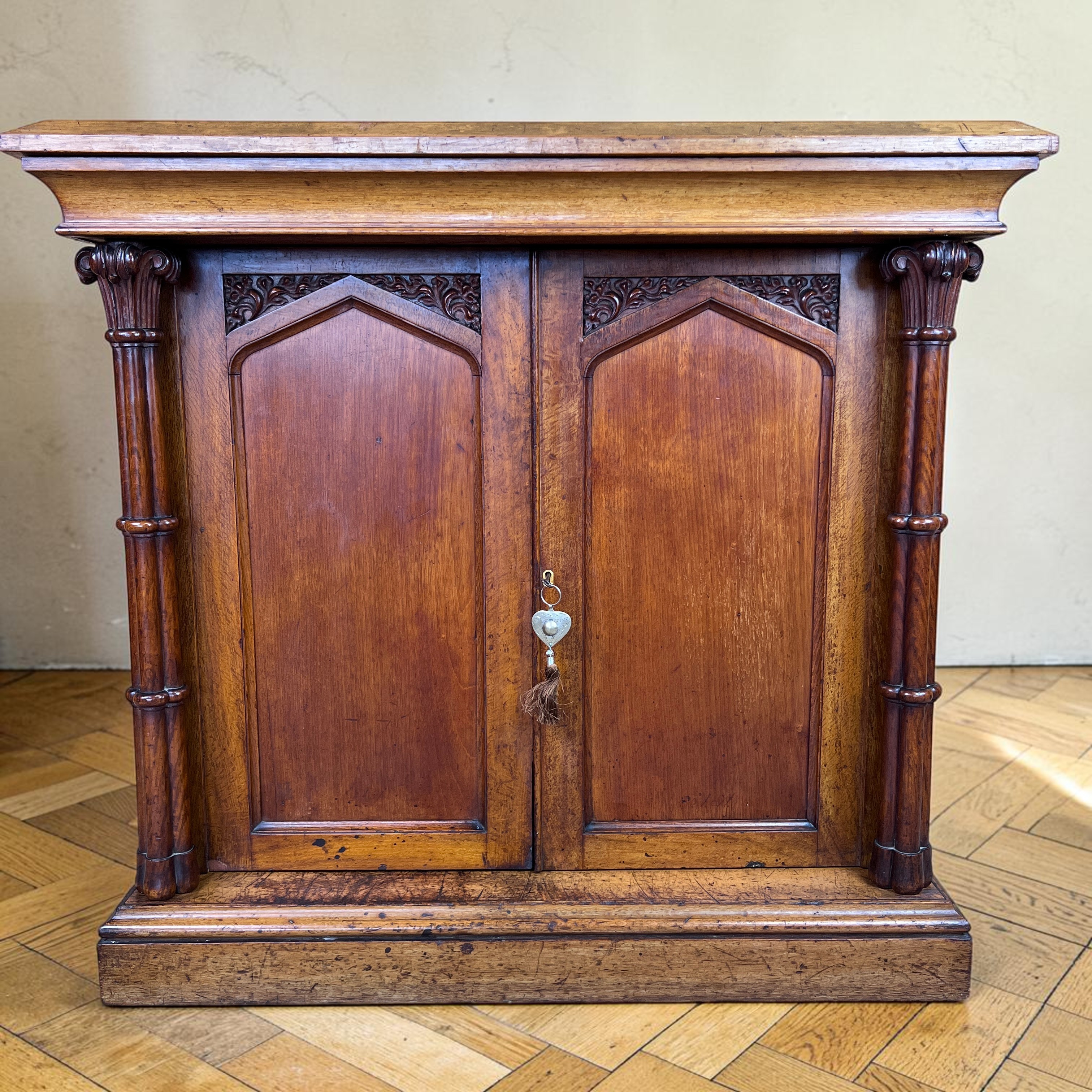 William IV Oak Gothic Revival Side Cabinet, C.1830 - Image 5