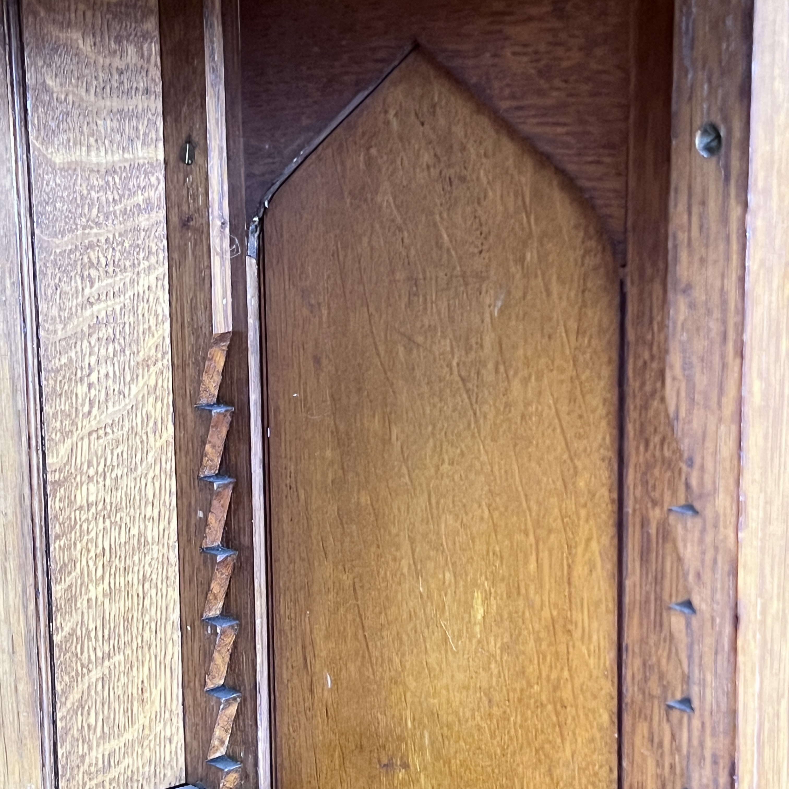 William IV Oak Gothic Revival Side Cabinet, C.1830 - Image 8