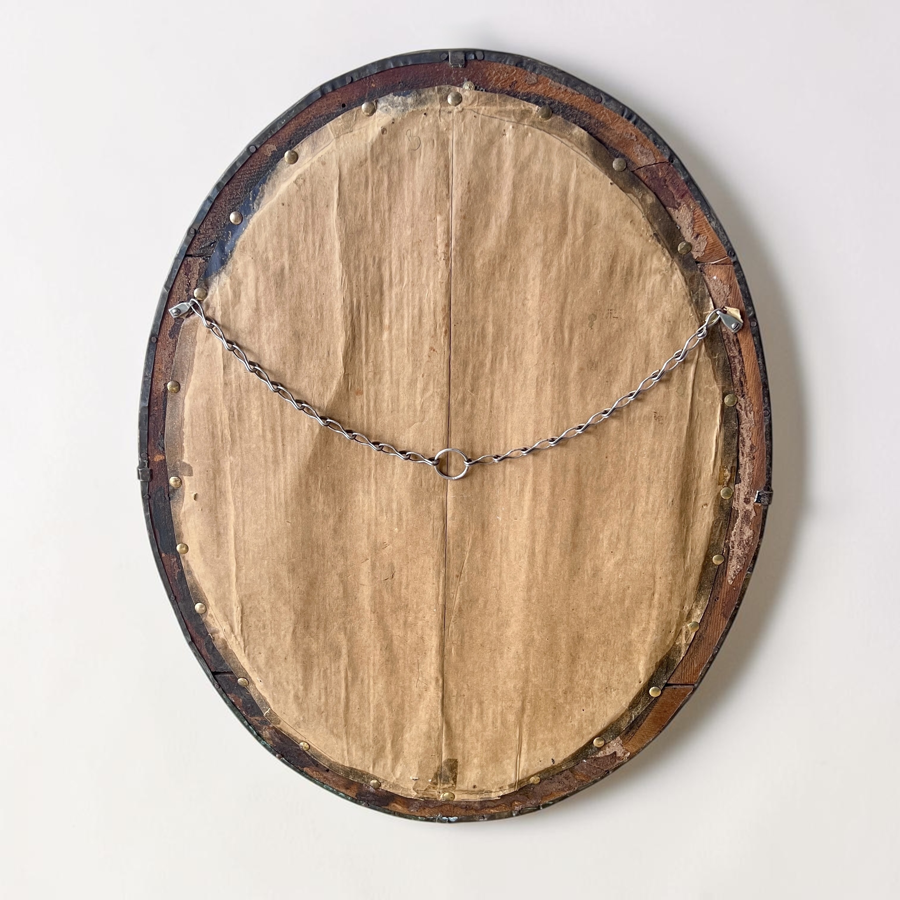 Liberty & Co Arts & Crafts Copper & Brass Oval Mirror, Circa 1900 - Image 6